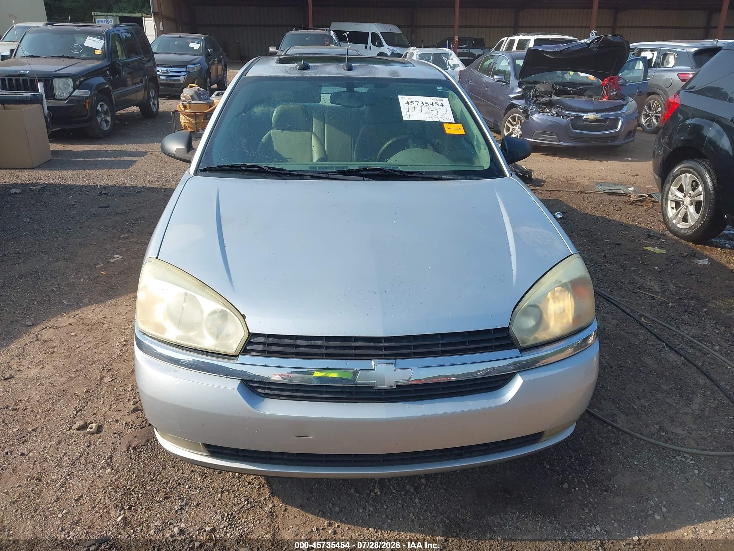 2004 Chevrolet Malibu Lt Silver vin: 1G1ZU54824F103280
