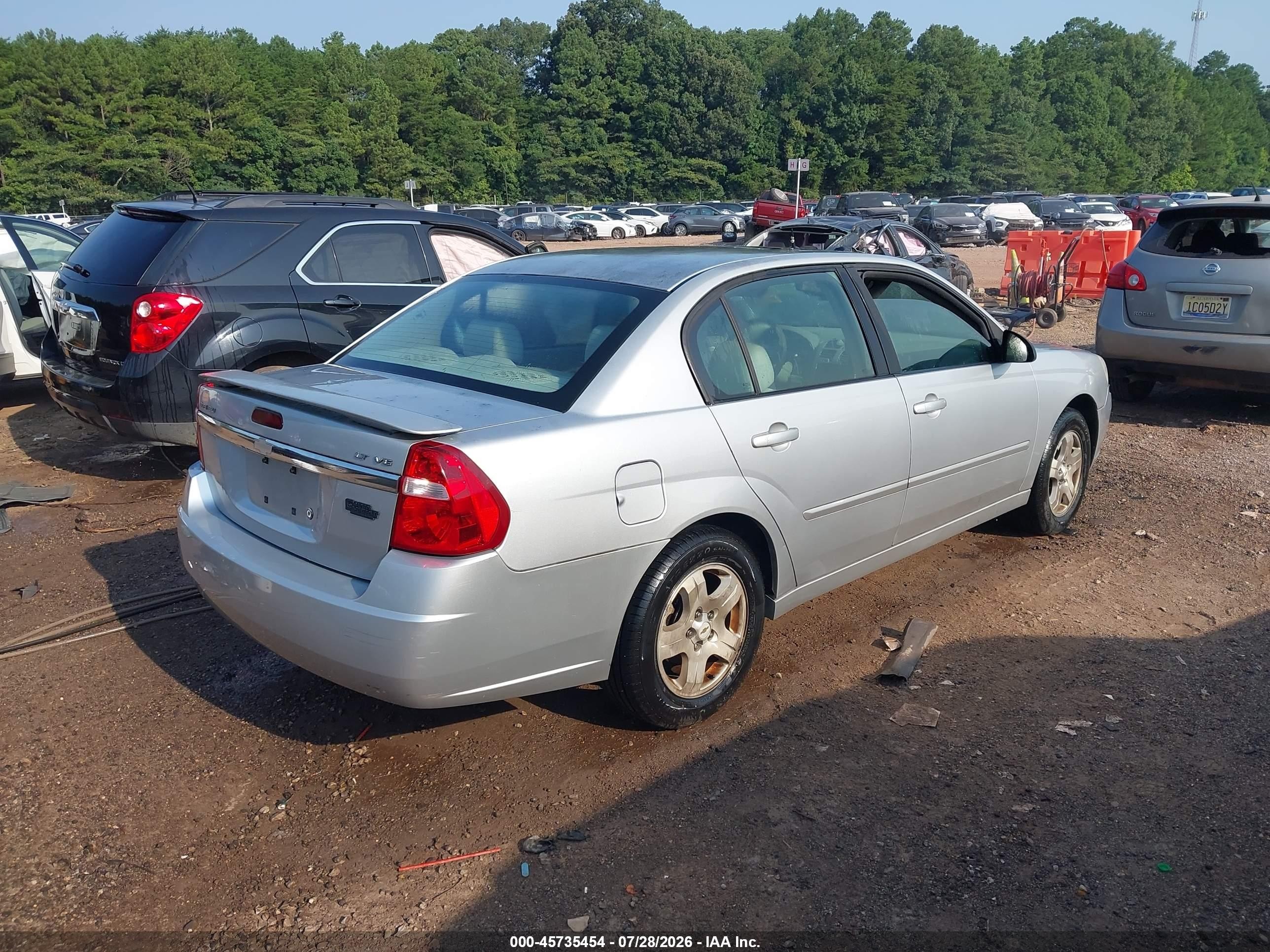 2004 Chevrolet Malibu Lt Silver vin: 1G1ZU54824F103280