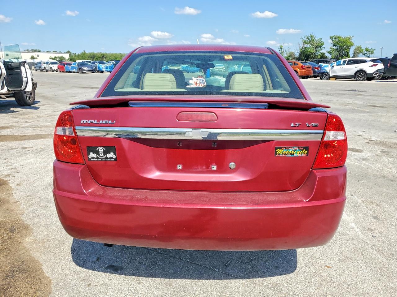 2005 Chevrolet Malibu Lt Maroon vin: 1G1ZU54825F120100