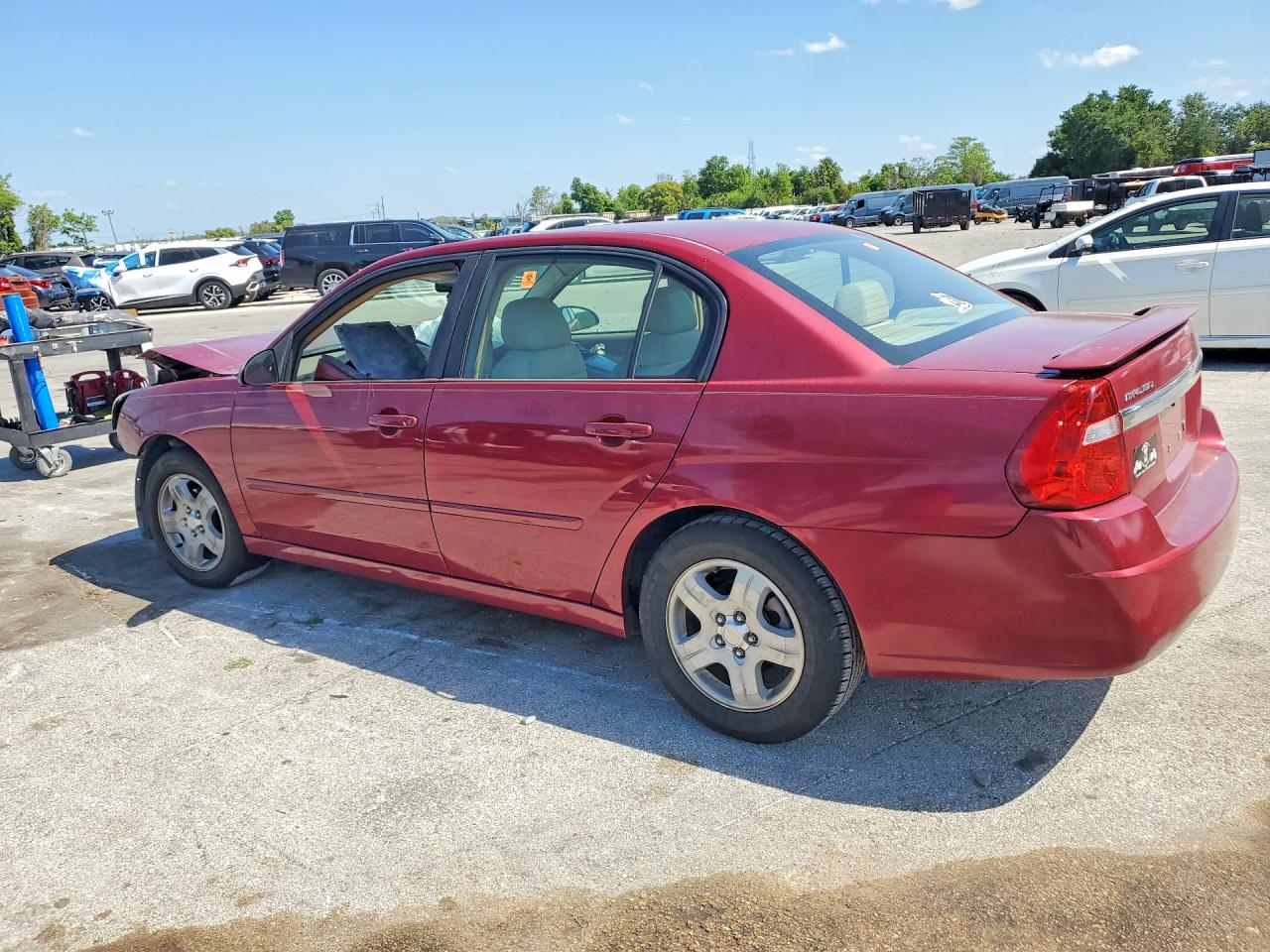 2005 Chevrolet Malibu Lt Maroon vin: 1G1ZU54825F120100