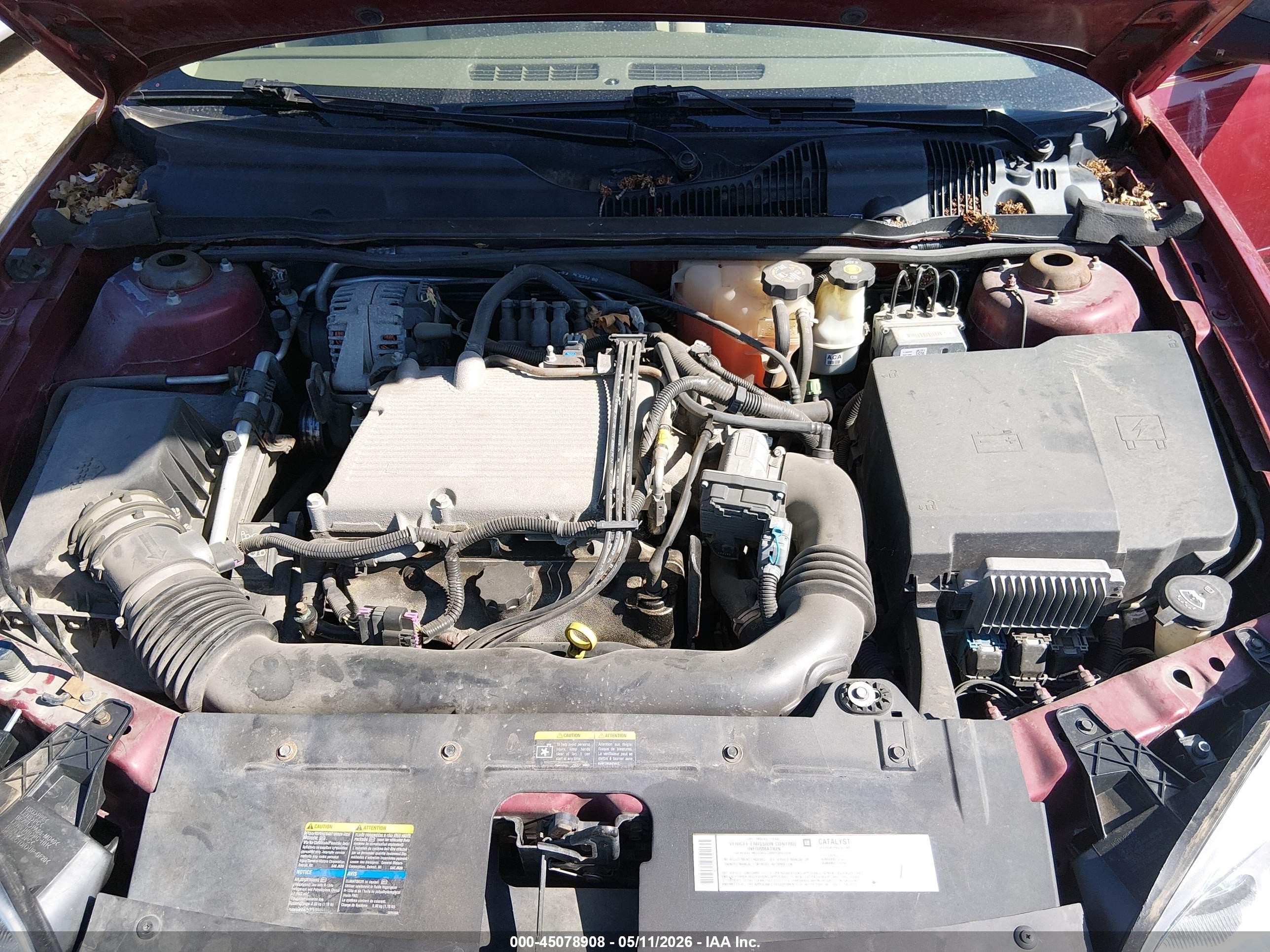 2005 Chevrolet Malibu Lt Темно-бордовый vin: 1G1ZU54825F141061