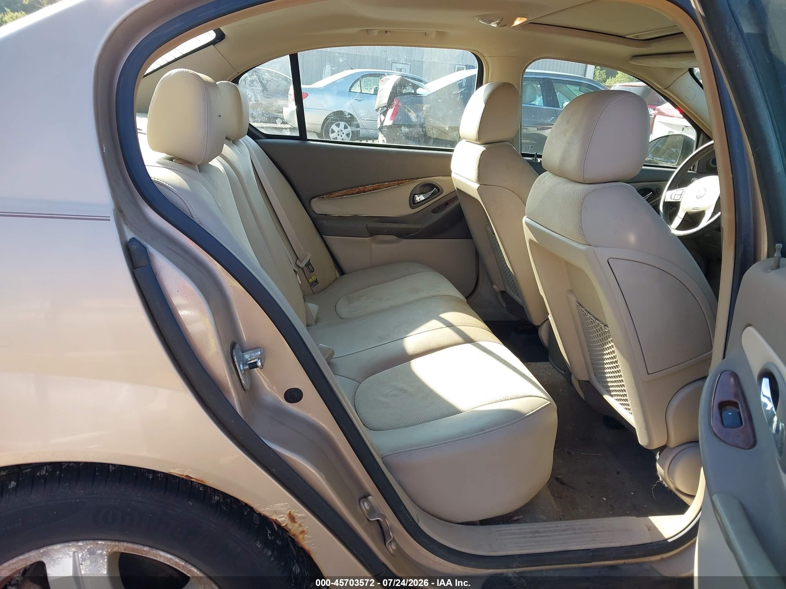 2005 Chevrolet Malibu Lt Gold vin: 1G1ZU54835F246501