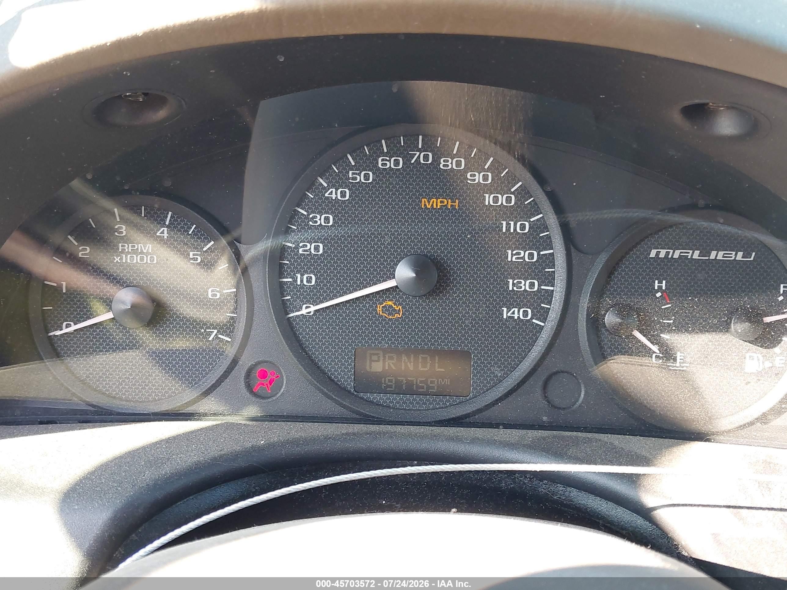 2005 Chevrolet Malibu Lt Gold vin: 1G1ZU54835F246501