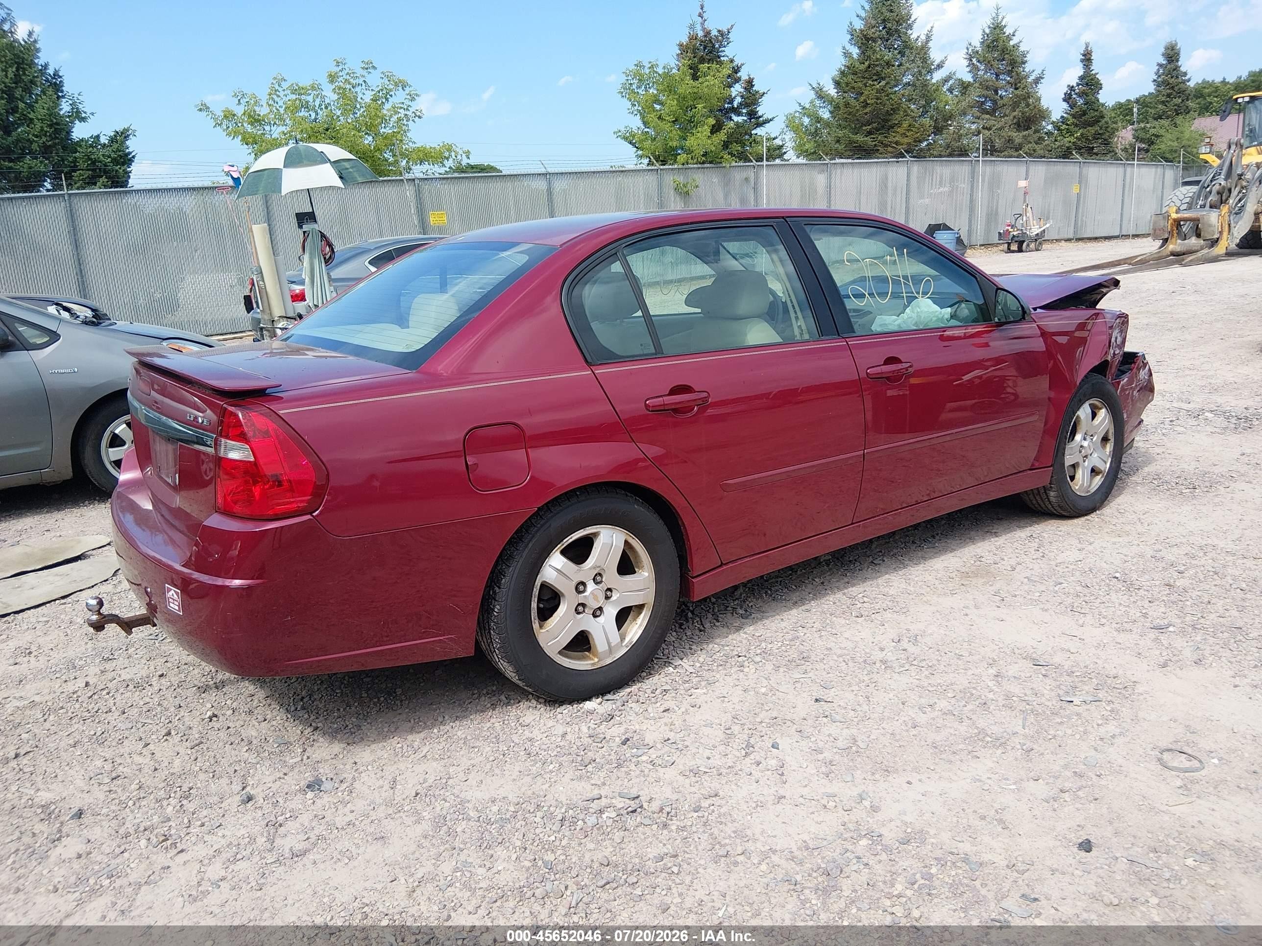 2004 Chevrolet Malibu Lt Бордовый vin: 1G1ZU54854f188227
