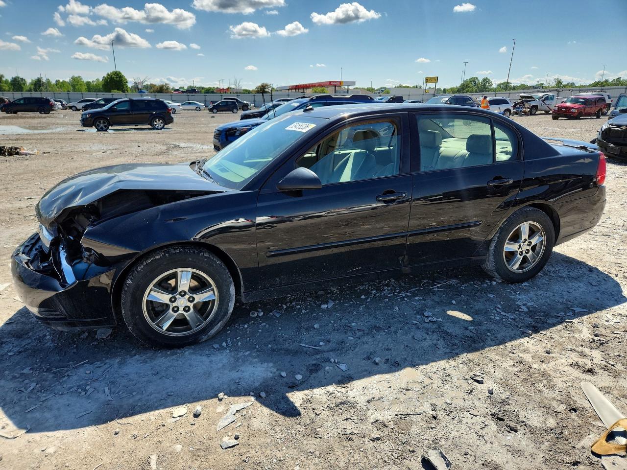 2005 Chevrolet Malibu Lt Black vin: 1G1ZU54855F306987