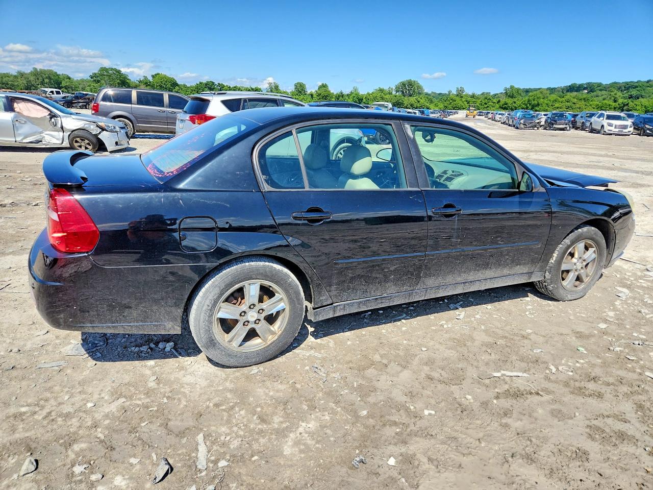 2005 Chevrolet Malibu Lt Black vin: 1G1ZU54855F306987