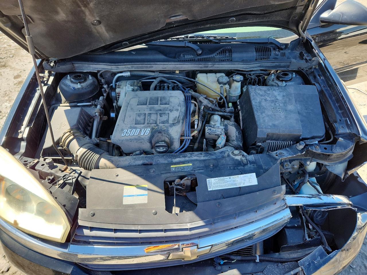 2005 Chevrolet Malibu Lt Black vin: 1G1ZU54855F306987