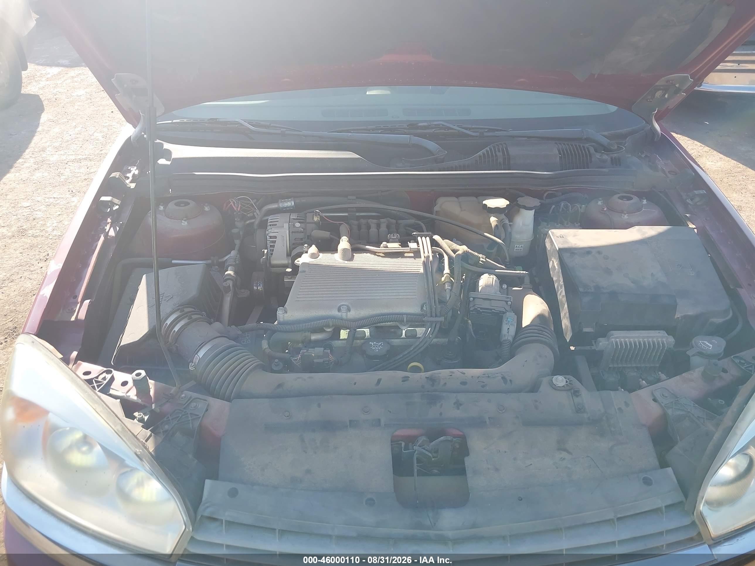 2004 Chevrolet Malibu Lt Red vin: 1G1ZU54864F203883