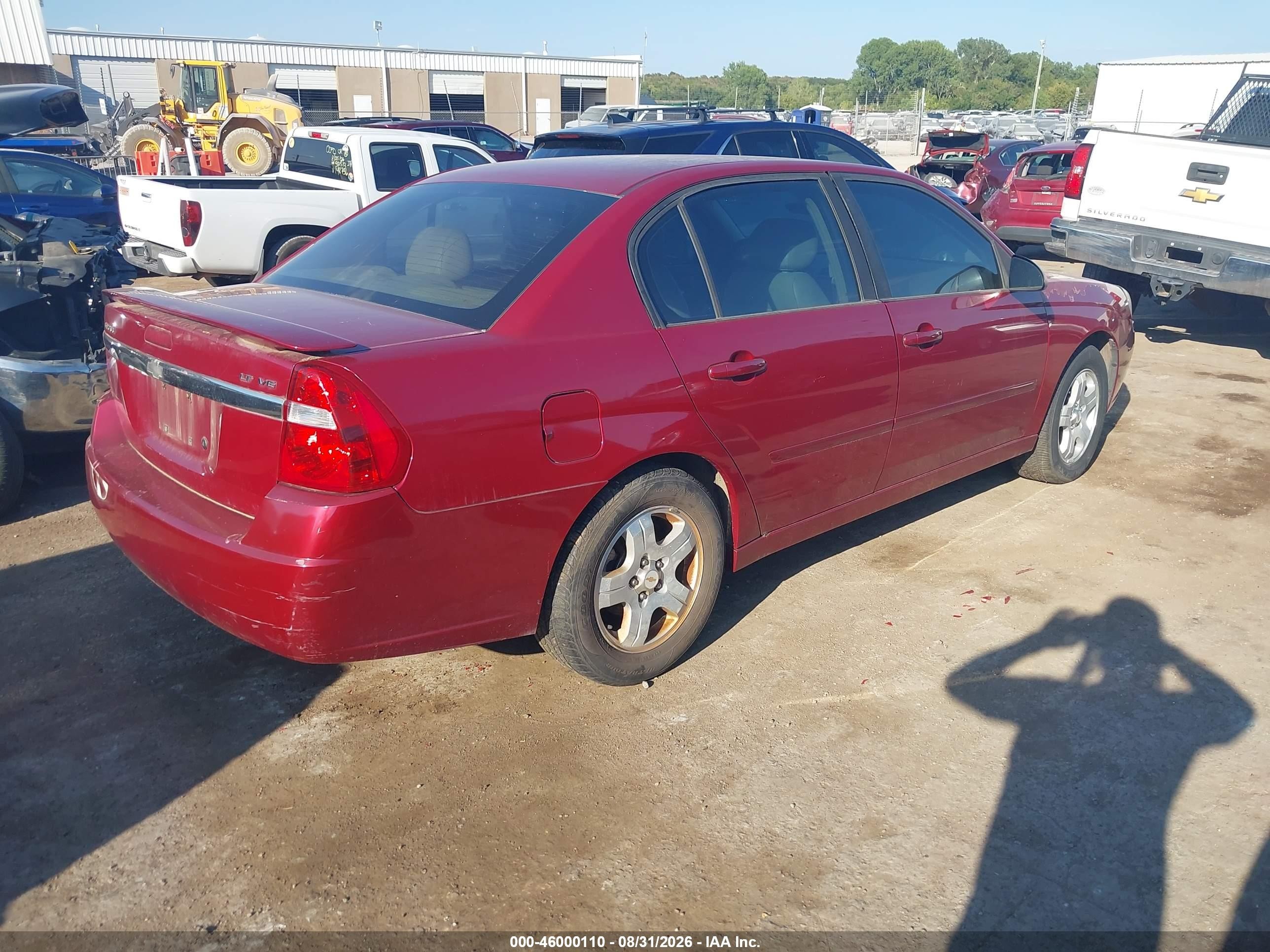 2004 Chevrolet Malibu Lt Red vin: 1G1ZU54864F203883