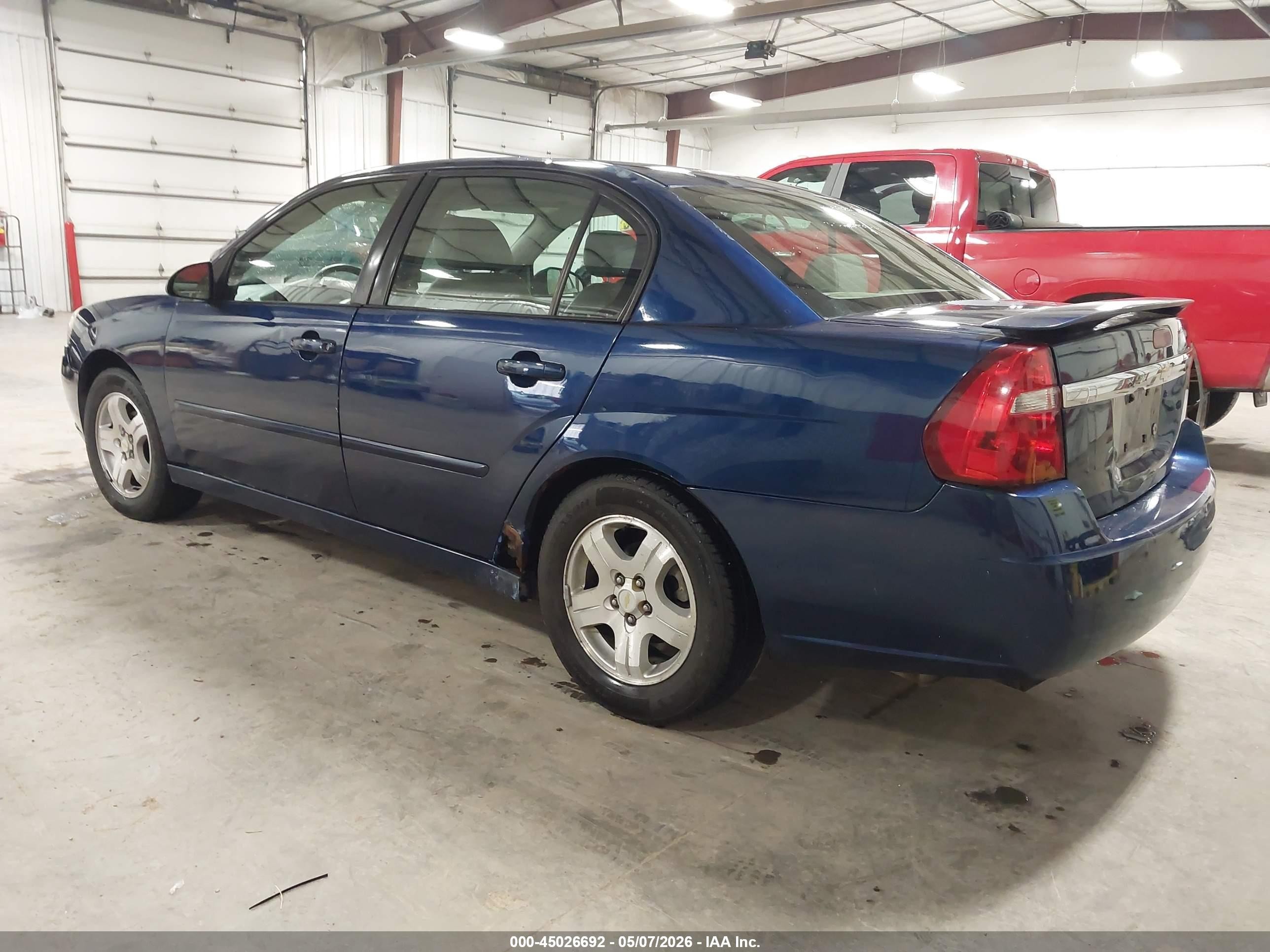 2005 Chevrolet Malibu Lt Синий vin: 1G1ZU54865F149373