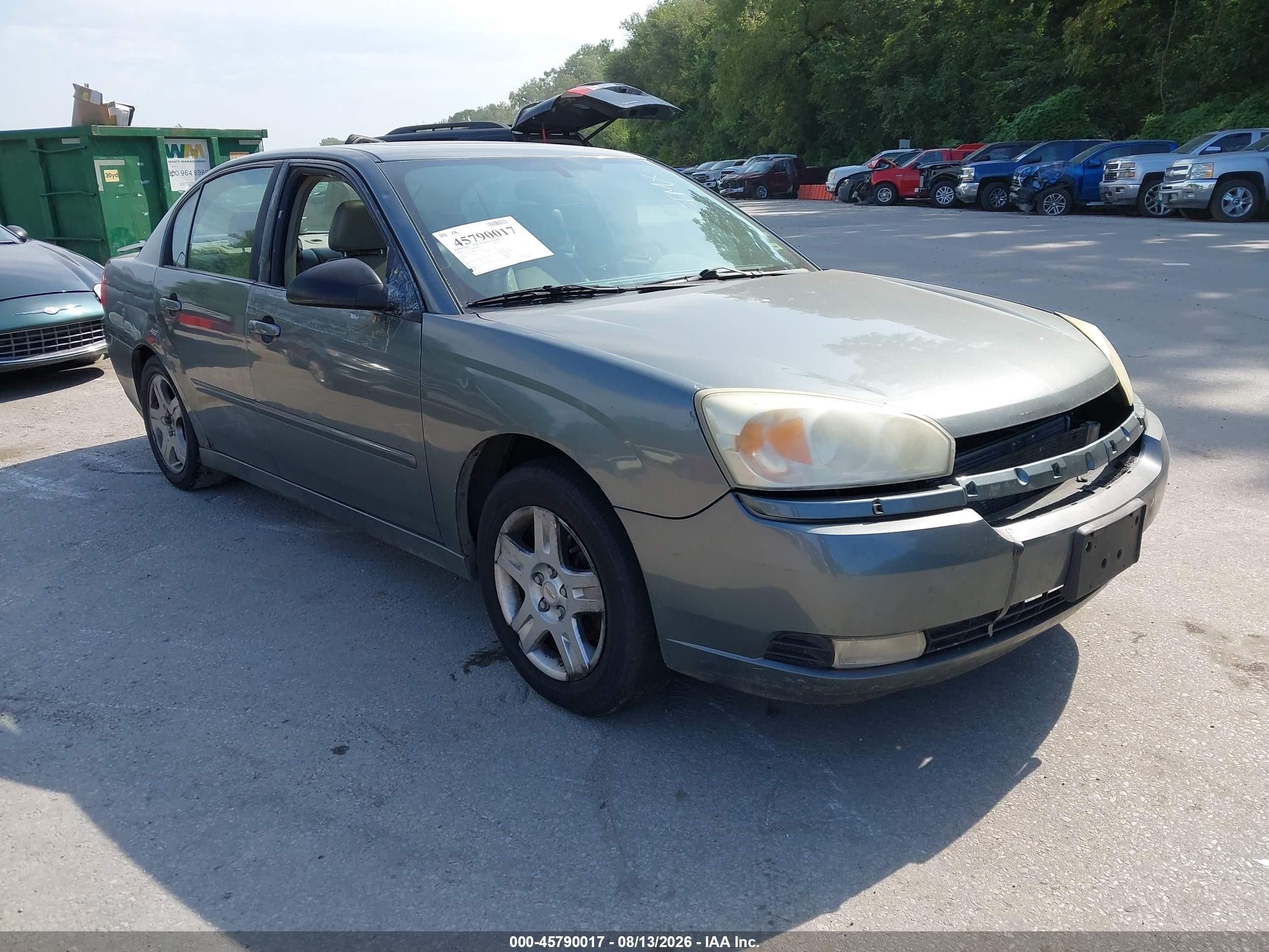 2004 Chevrolet Malibu Lt Gray vin: 1G1ZU54884F125235