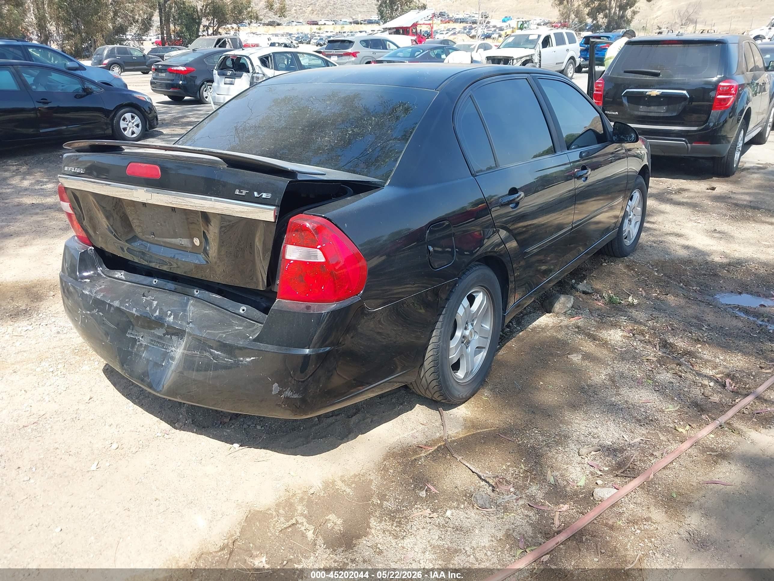 2004 Chevrolet Malibu Lt Black vin: 1G1ZU54894F108508