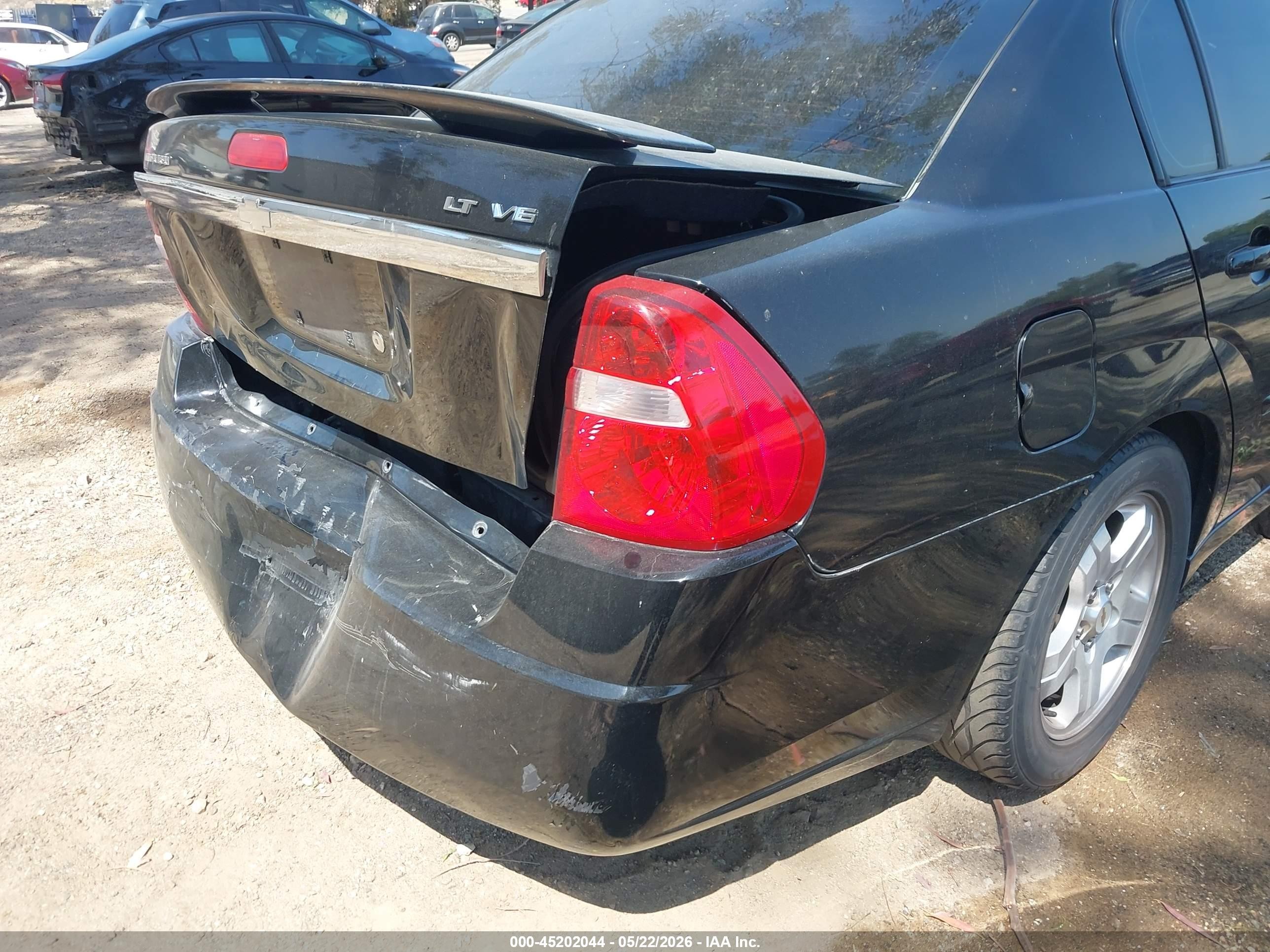 2004 Chevrolet Malibu Lt Black vin: 1G1ZU54894F108508