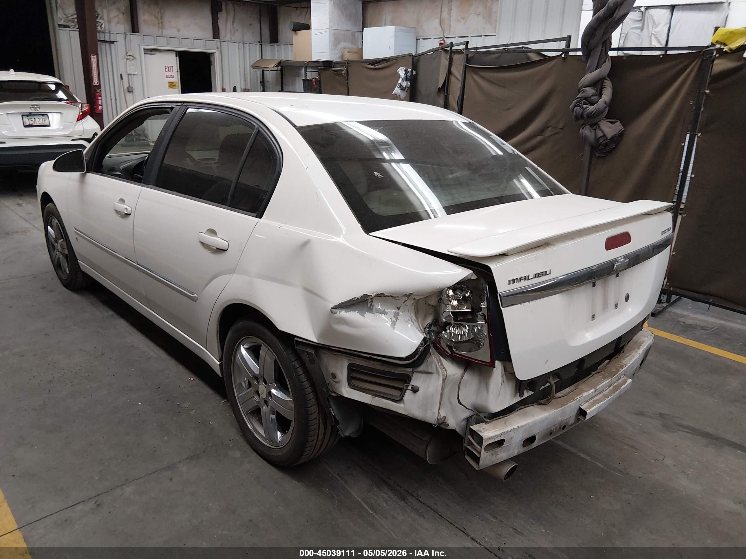 2007 Chevrolet Malibu Ltz White vin: 1G1ZU57N27F253184