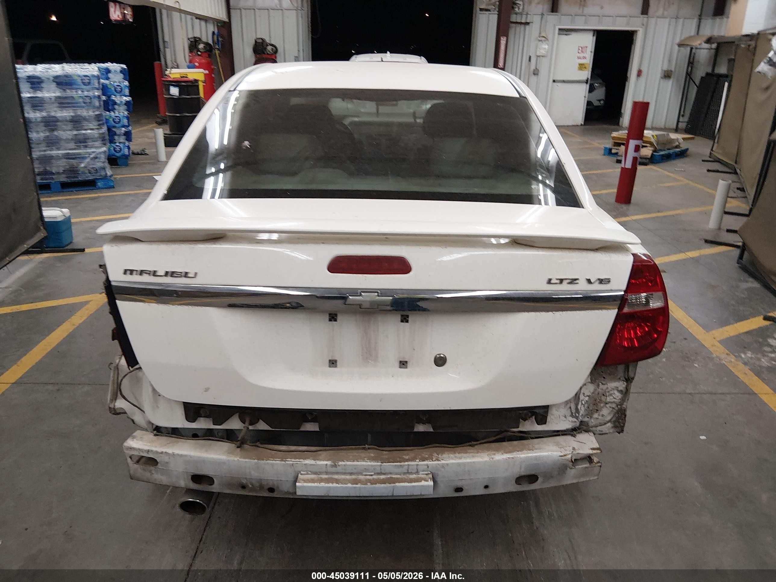 2007 Chevrolet Malibu Ltz White vin: 1G1ZU57N27F253184