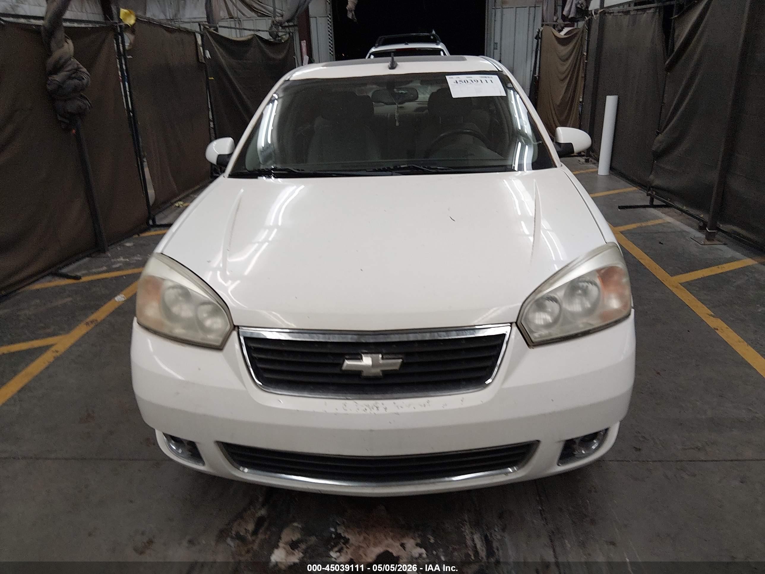 2007 Chevrolet Malibu Ltz White vin: 1G1ZU57N27F253184