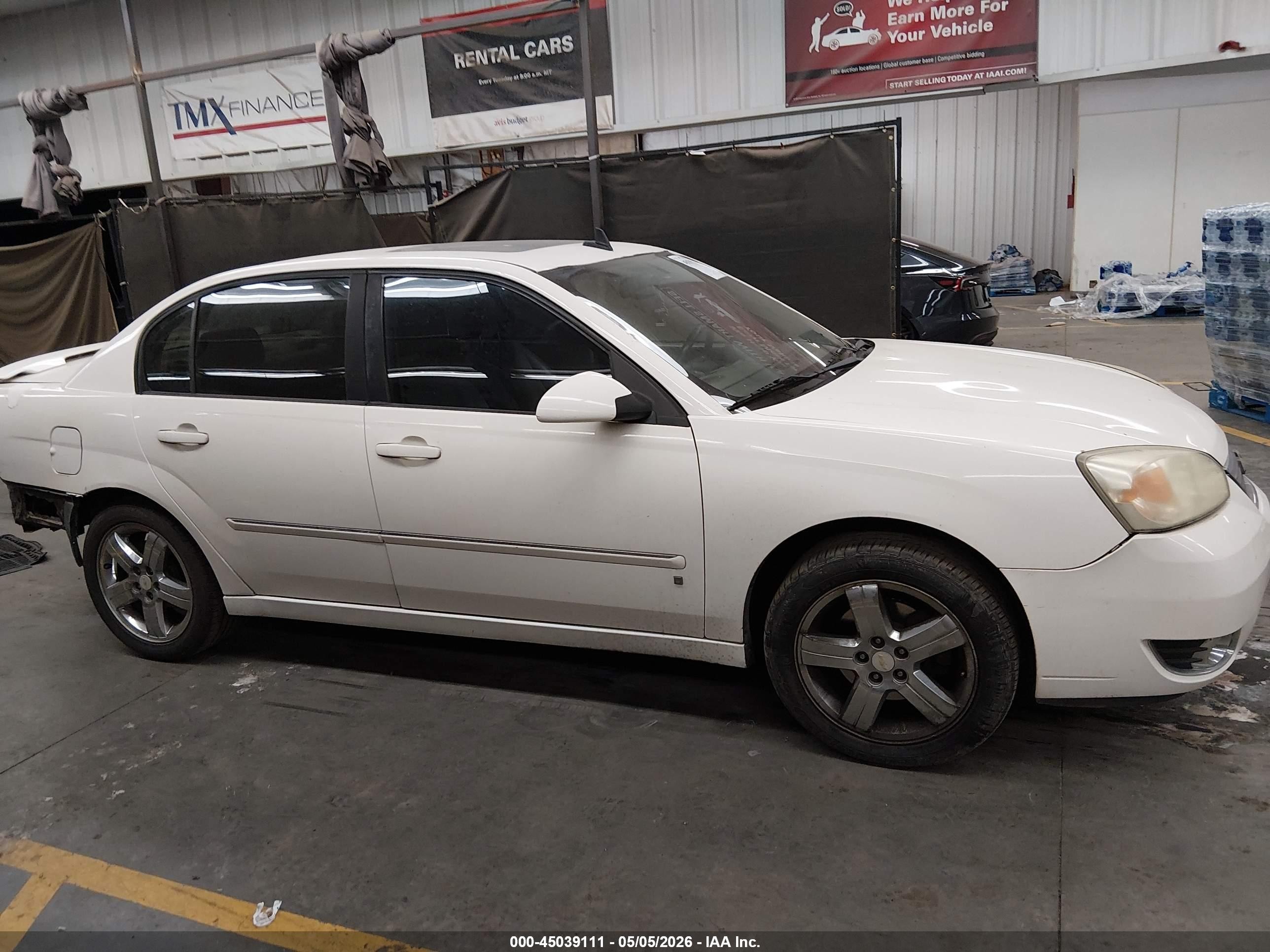 2007 Chevrolet Malibu Ltz White vin: 1G1ZU57N27F253184
