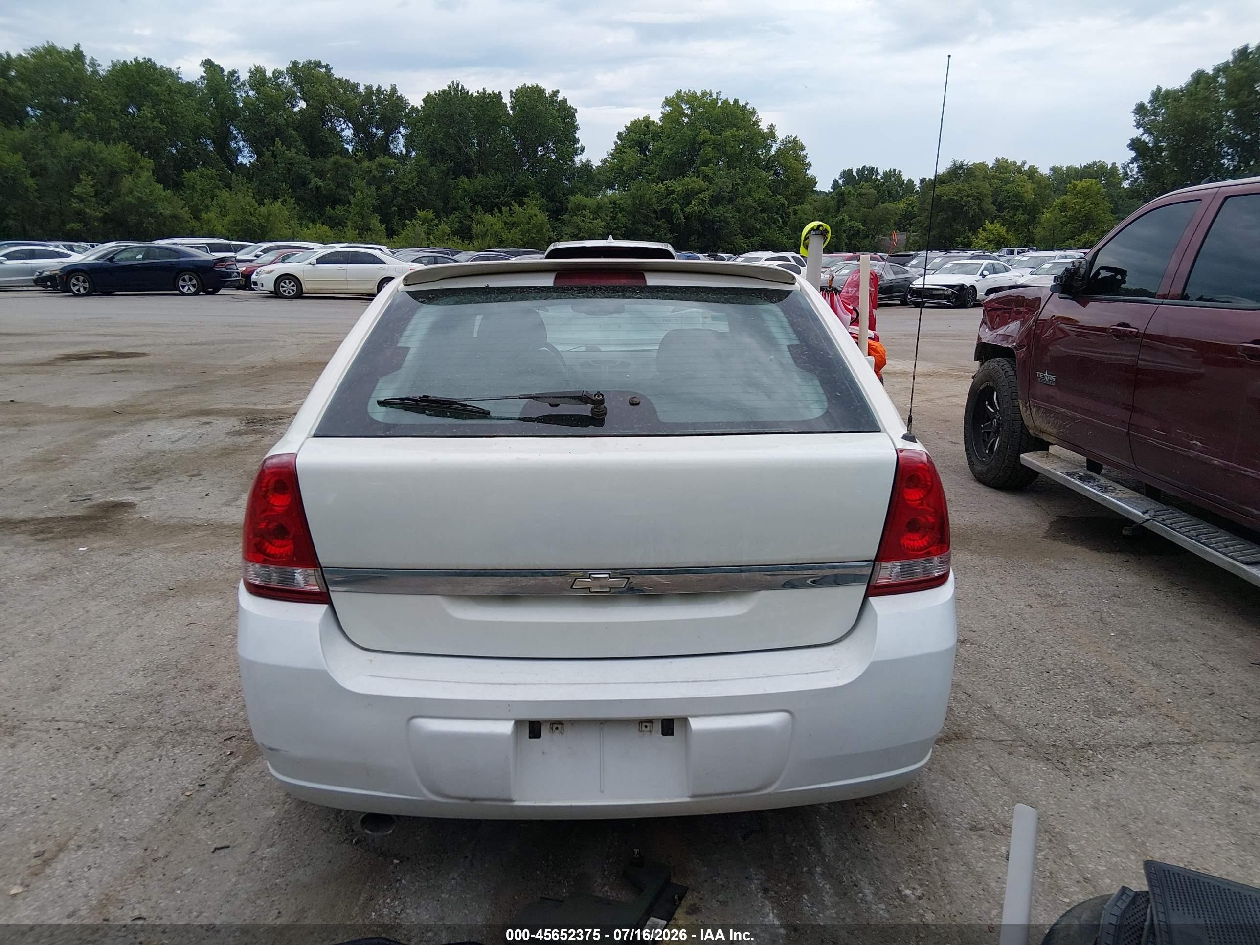 2006 Chevrolet Malibu Maxx Ltz Белый vin: 1G1ZU63866F138351