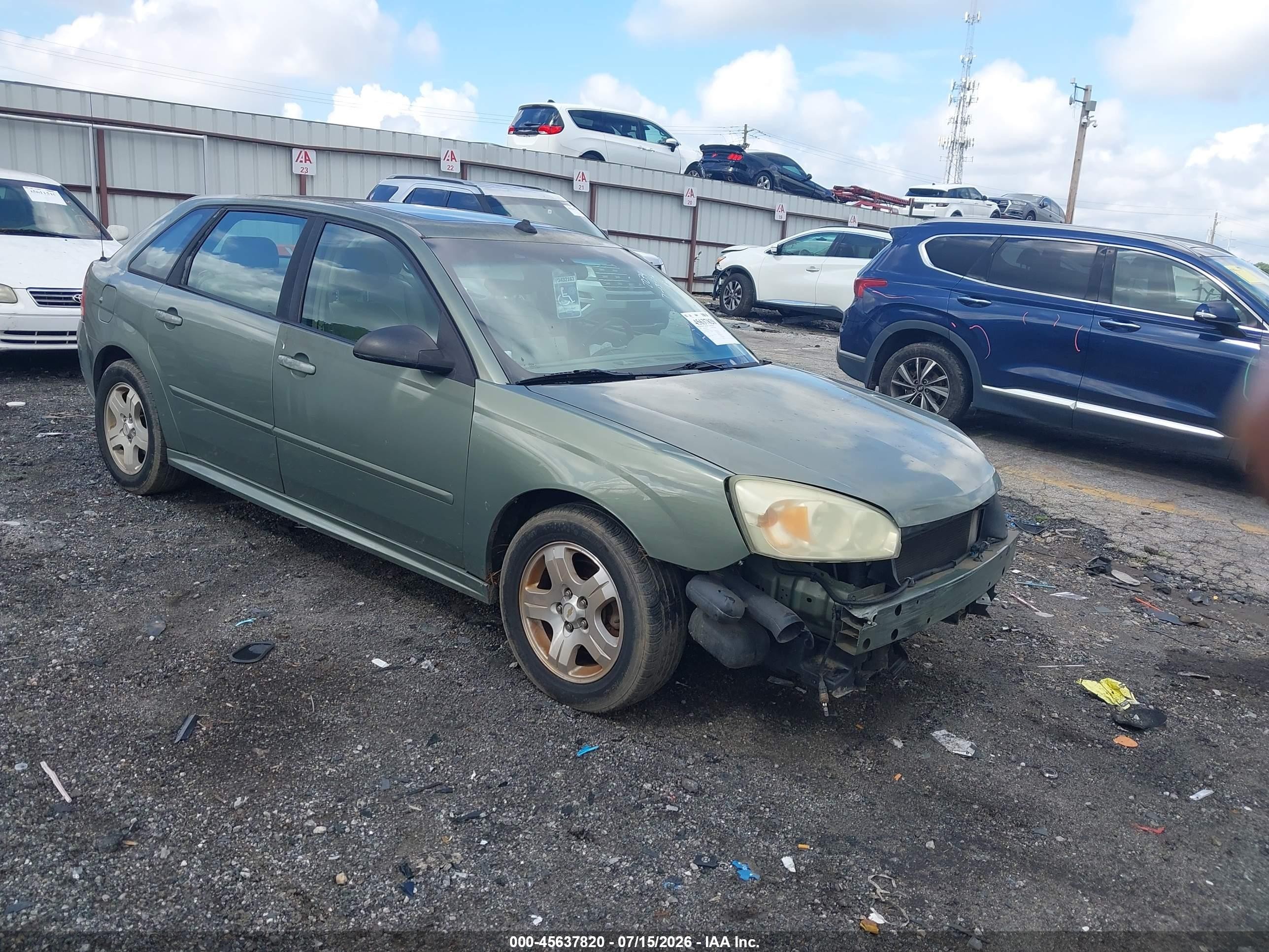2004 Chevrolet Malibu Maxx Lt Green vin: 1G1ZU64834F238628
