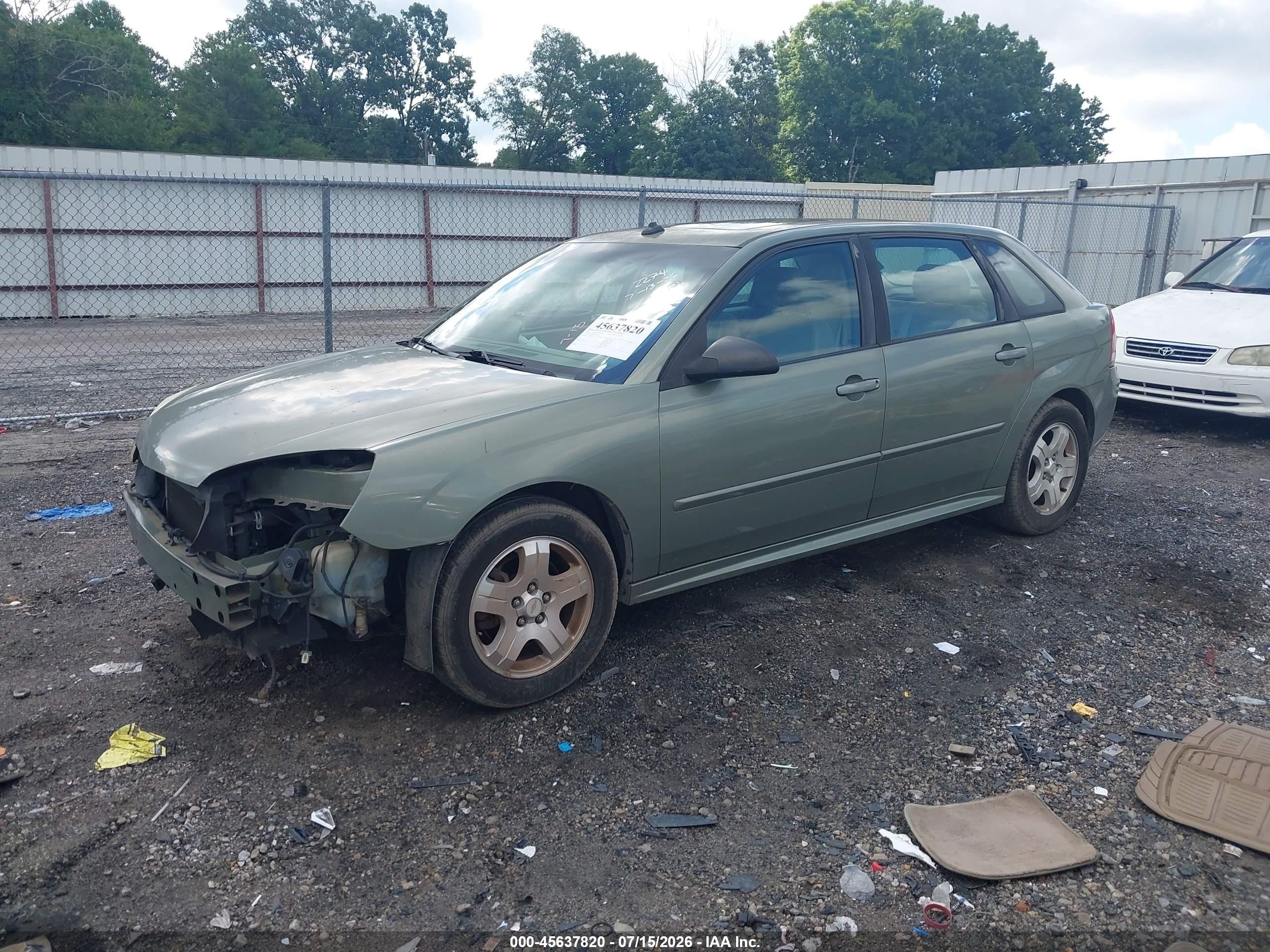 2004 Chevrolet Malibu Maxx Lt Green vin: 1G1ZU64834F238628