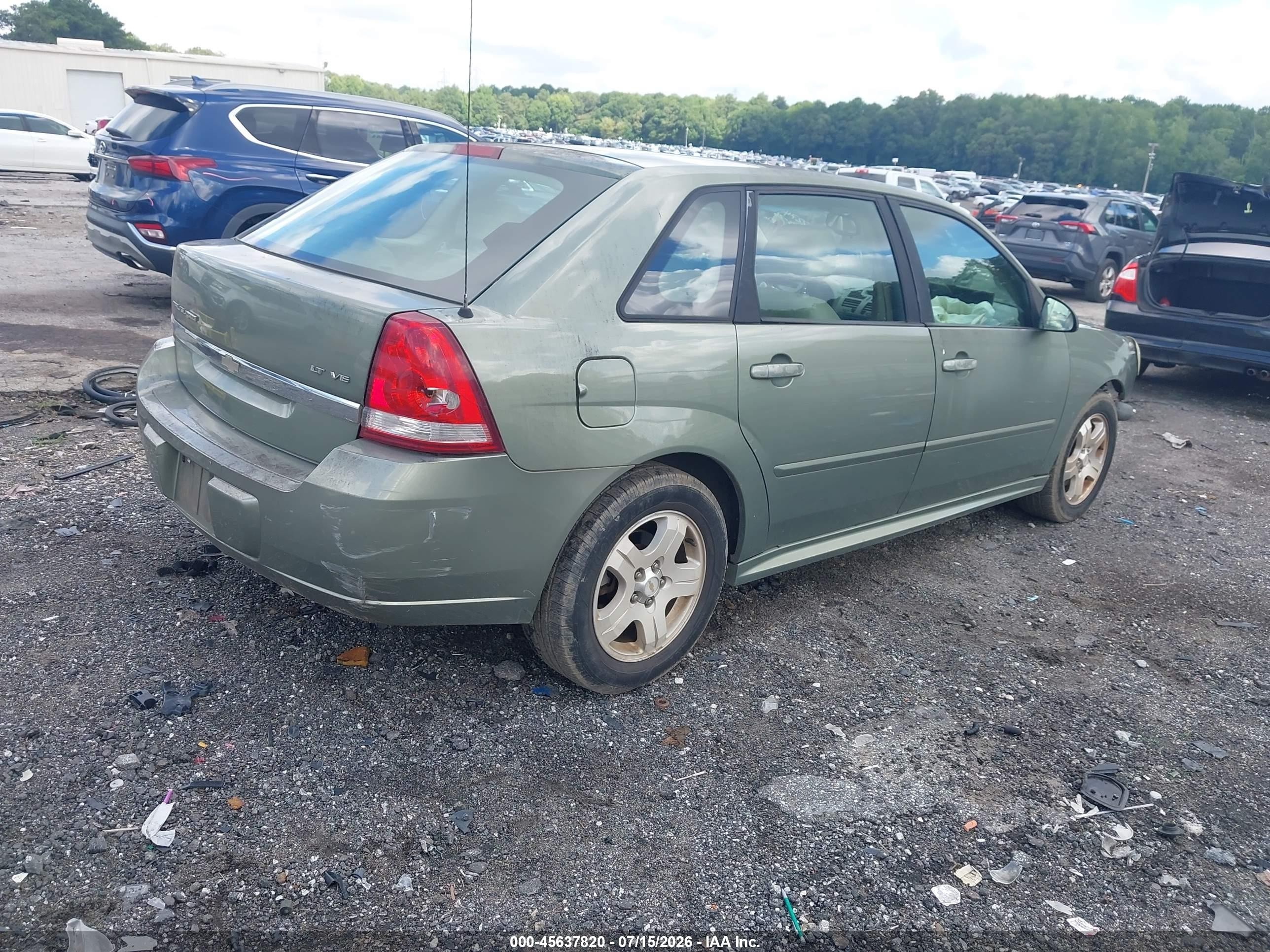2004 Chevrolet Malibu Maxx Lt Green vin: 1G1ZU64834F238628