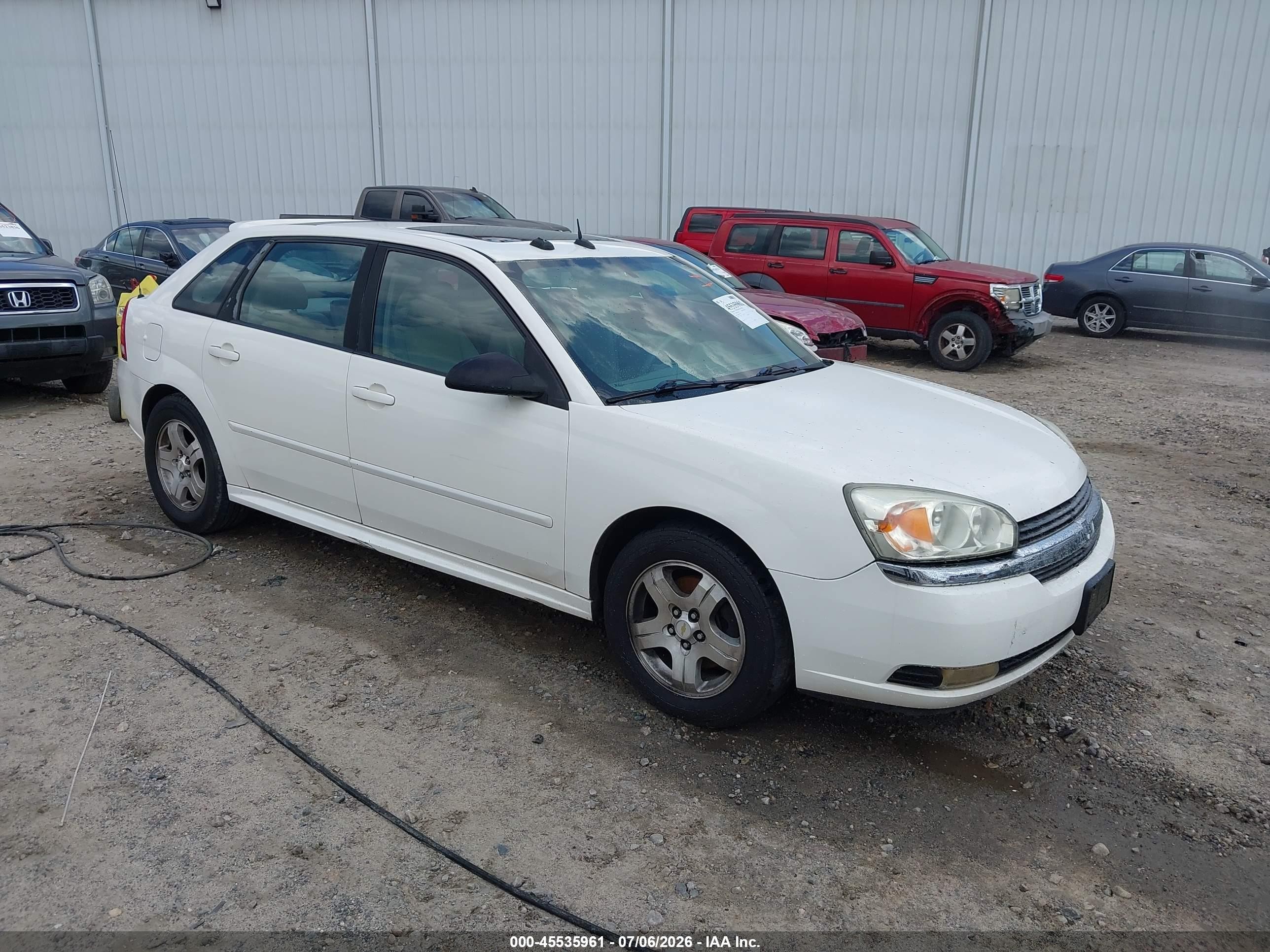 2005 Chevrolet Malibu Maxx Lt White vin: 1G1ZU64885F175060