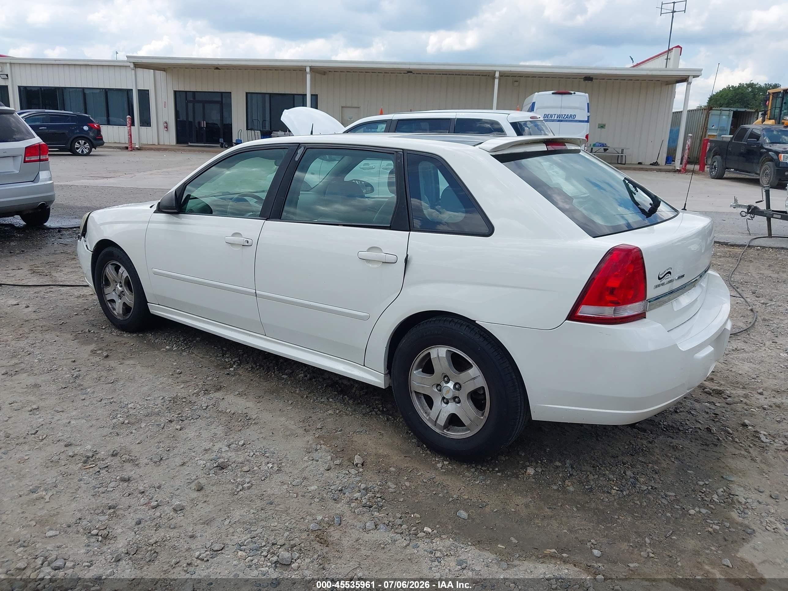 2005 Chevrolet Malibu Maxx Lt White vin: 1G1ZU64885F175060
