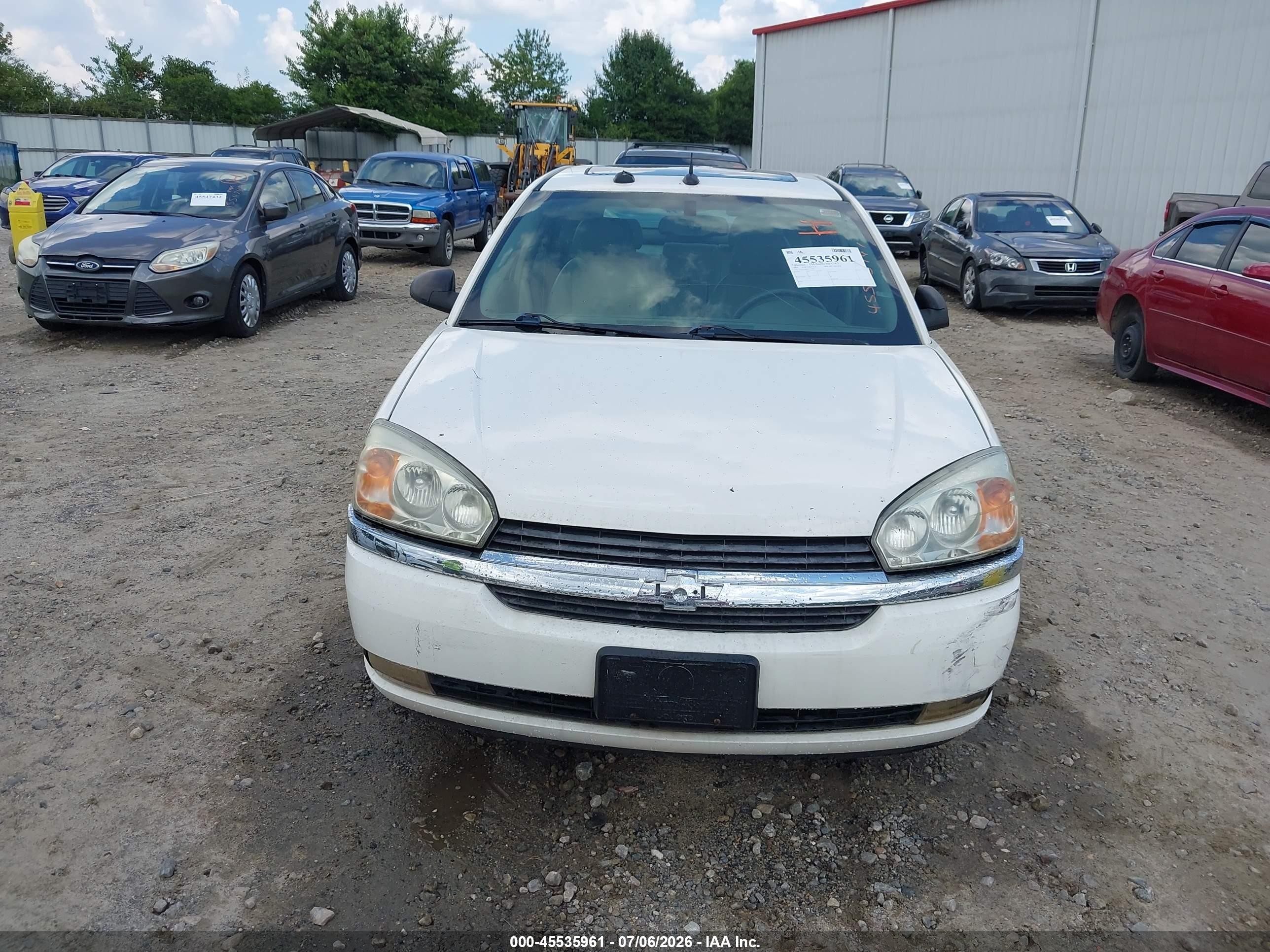 2005 Chevrolet Malibu Maxx Lt White vin: 1G1ZU64885F175060