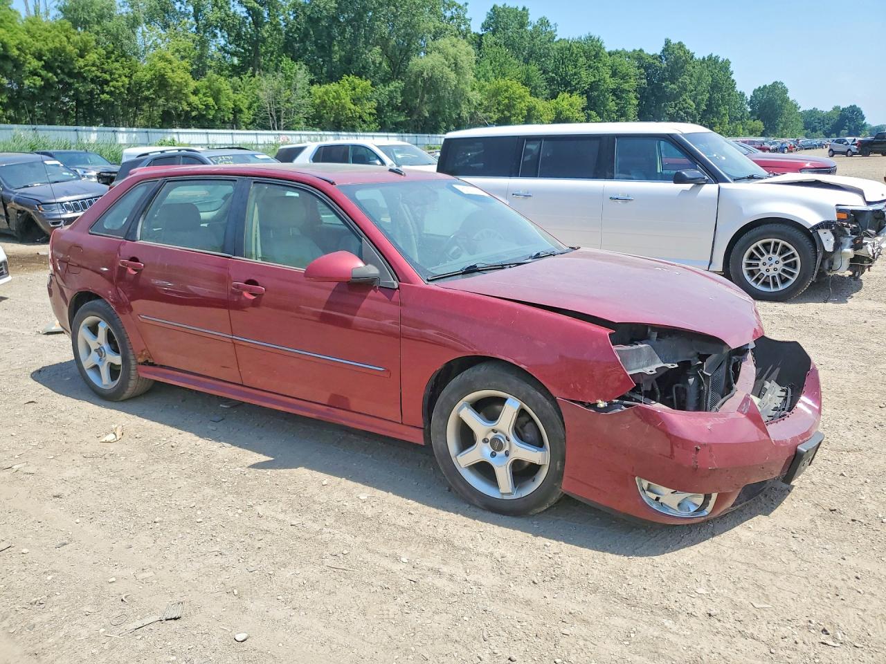 2007 Chevrolet Malibu Maxx Ltz Maroon vin: 1G1ZU67N97F209124