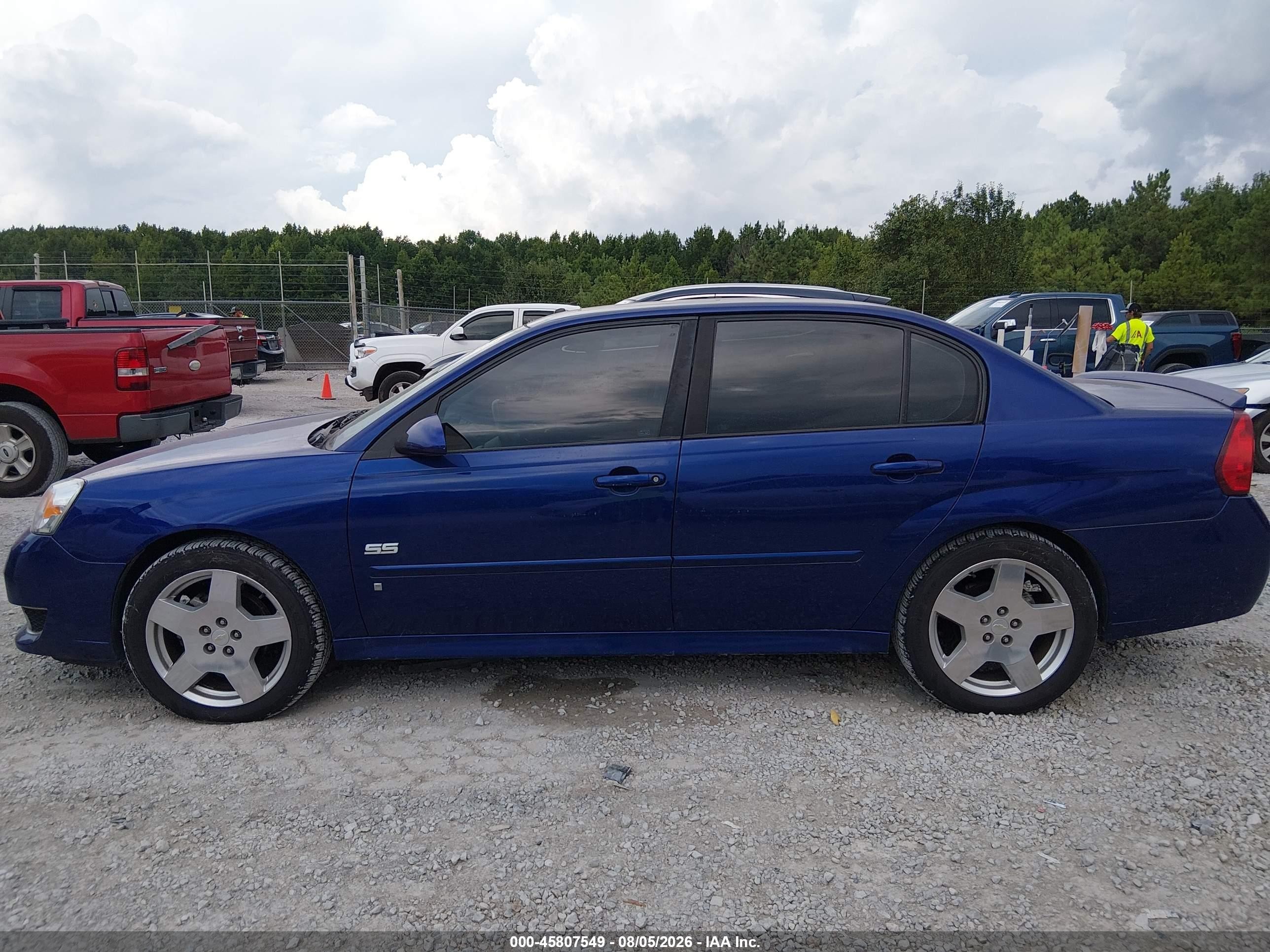 2006 Chevrolet Malibu Ss Blue vin: 1G1ZW53146F219582