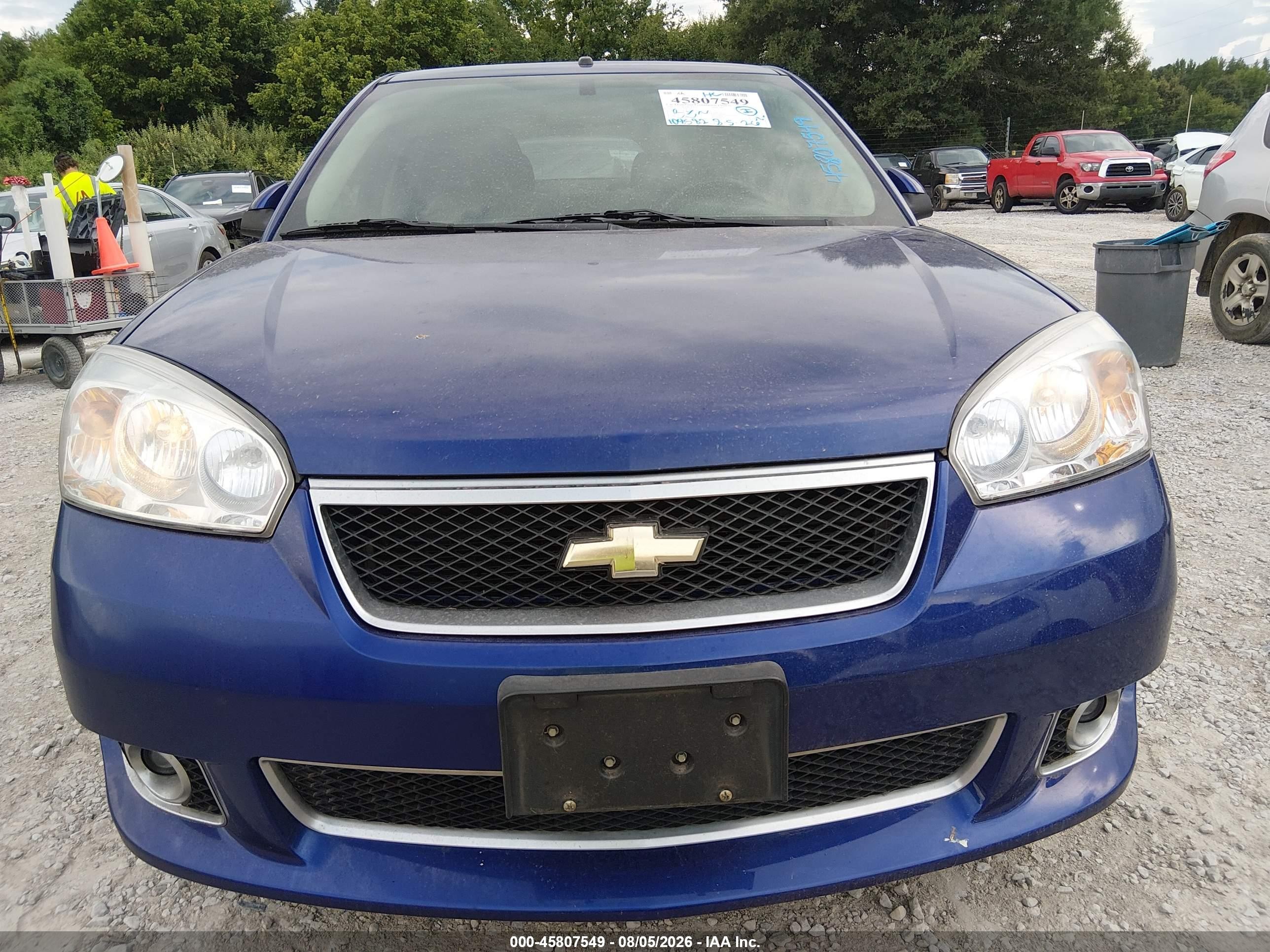 2006 Chevrolet Malibu Ss Blue vin: 1G1ZW53146F219582