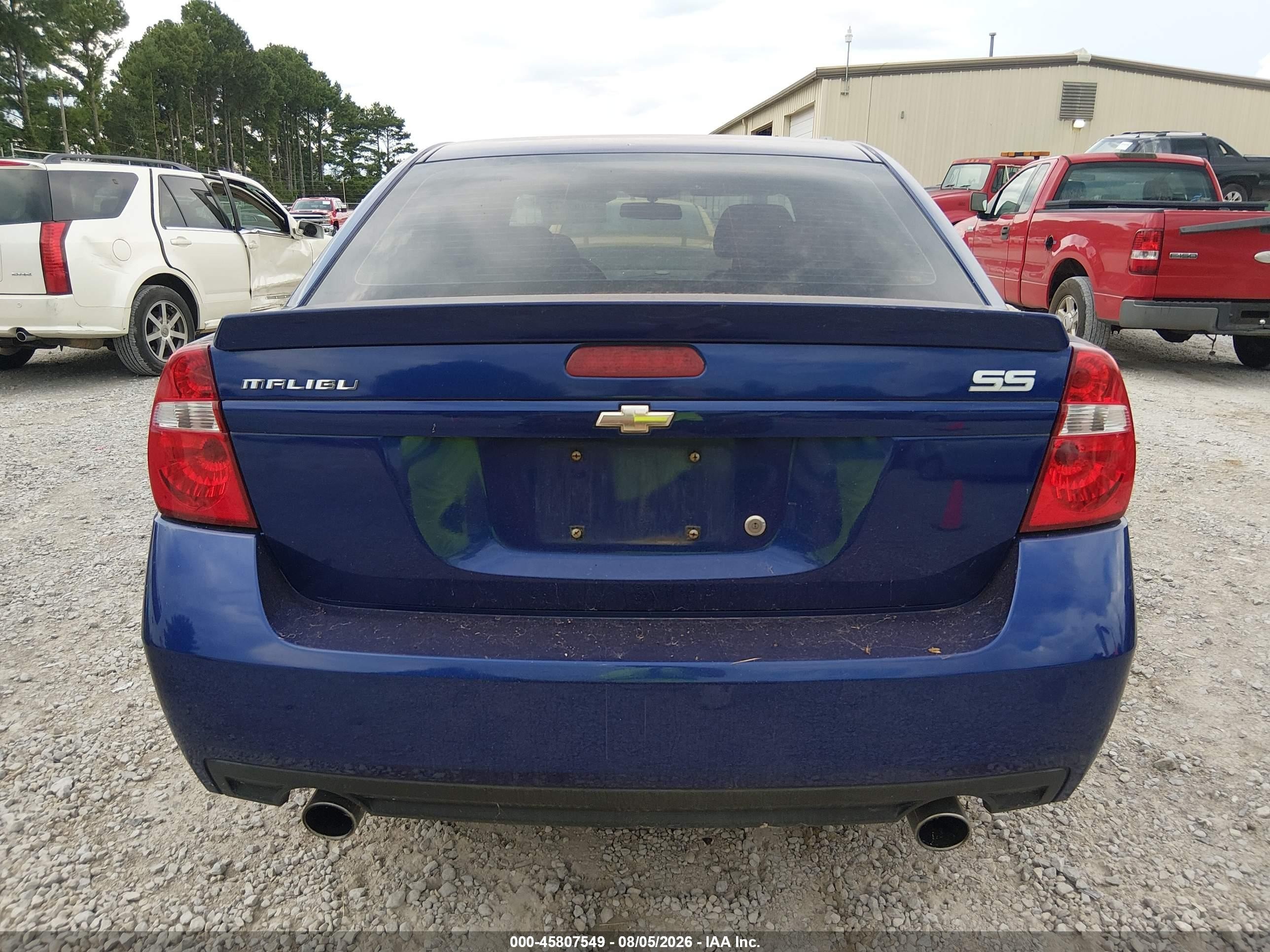 2006 Chevrolet Malibu Ss Blue vin: 1G1ZW53146F219582