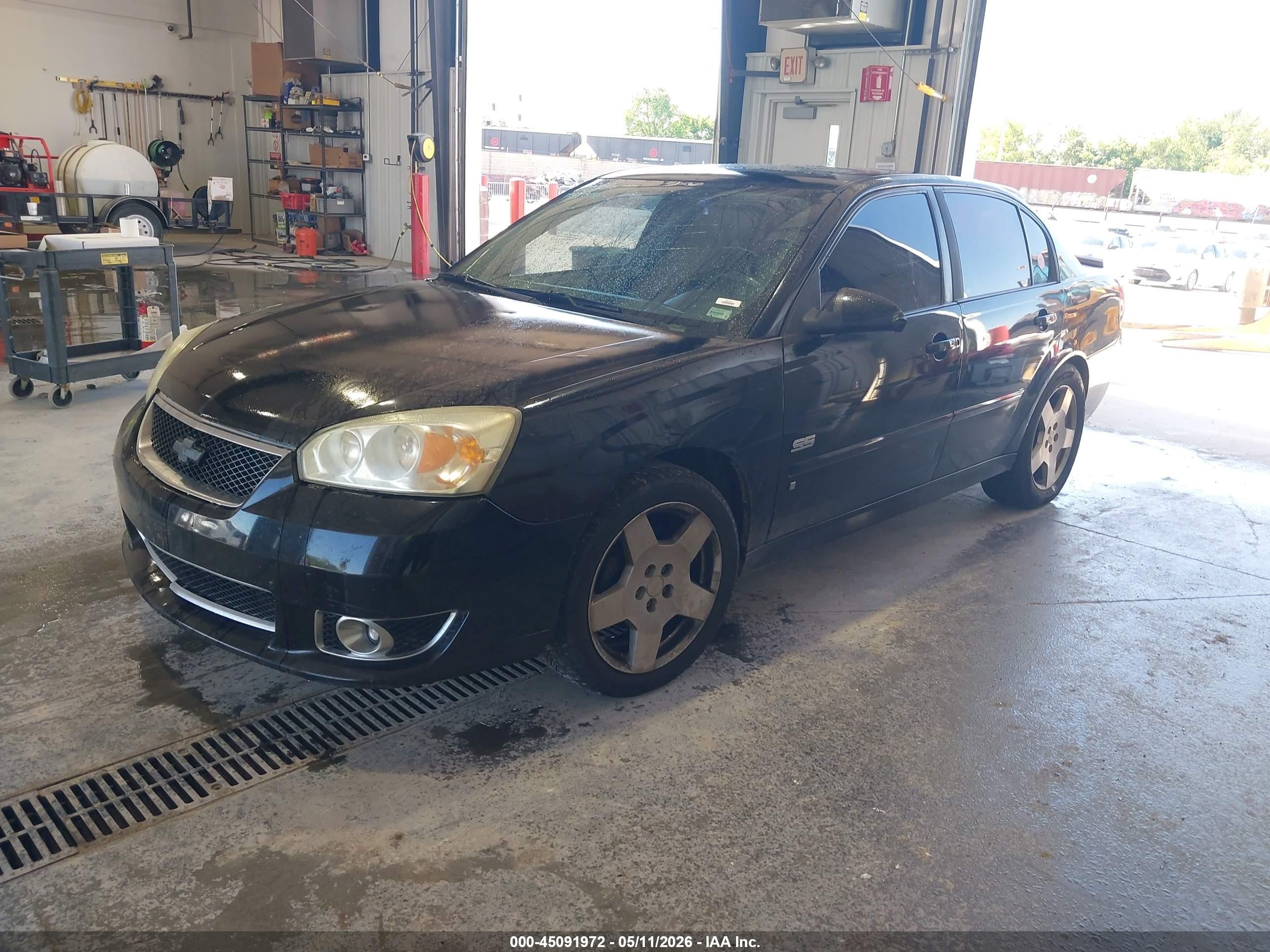 2006 Chevrolet Malibu Ss Black vin: 1G1ZW53176F167994