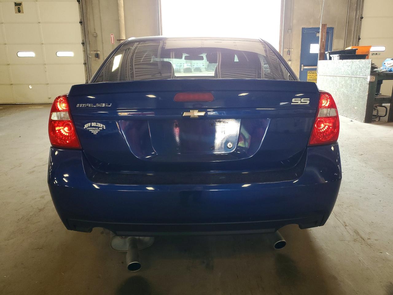 2006 Chevrolet Malibu Ss Blue vin: 1G1ZW53176F183127