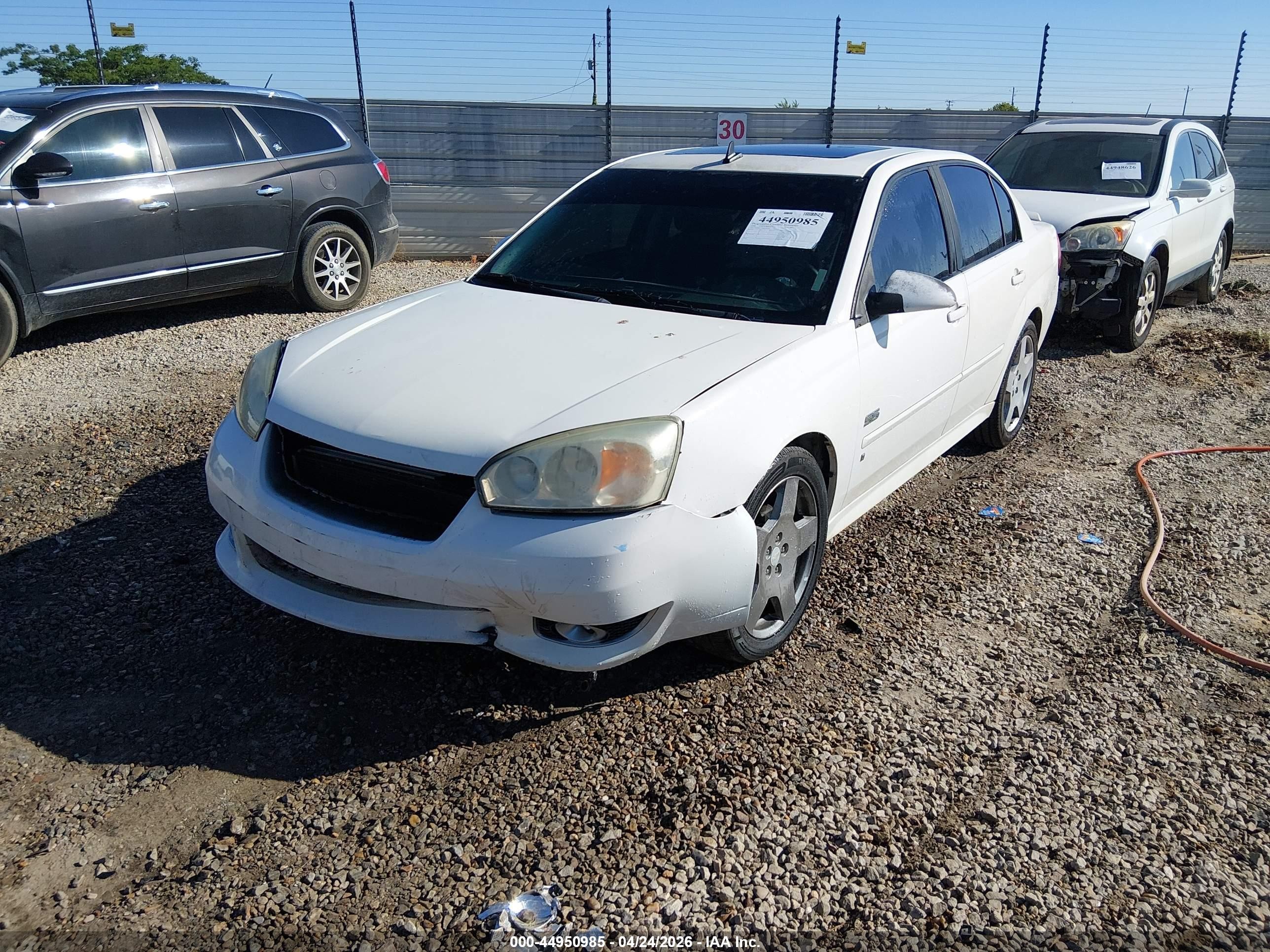 2006 Chevrolet Malibu Ss White vin: 1G1ZW531X6F181503