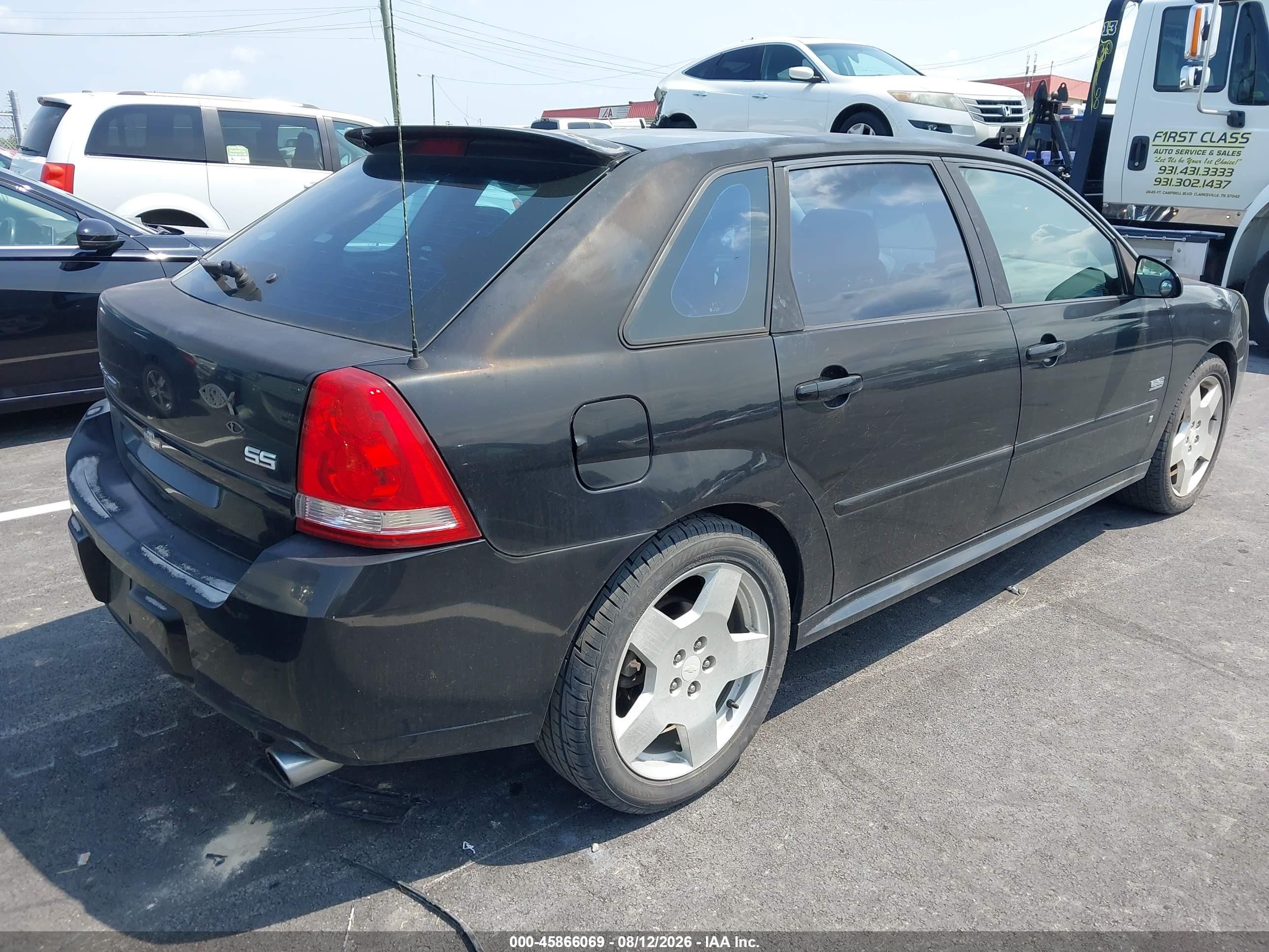 2007 Chevrolet Malibu Maxx Ss Black vin: 1G1ZW67187F242459