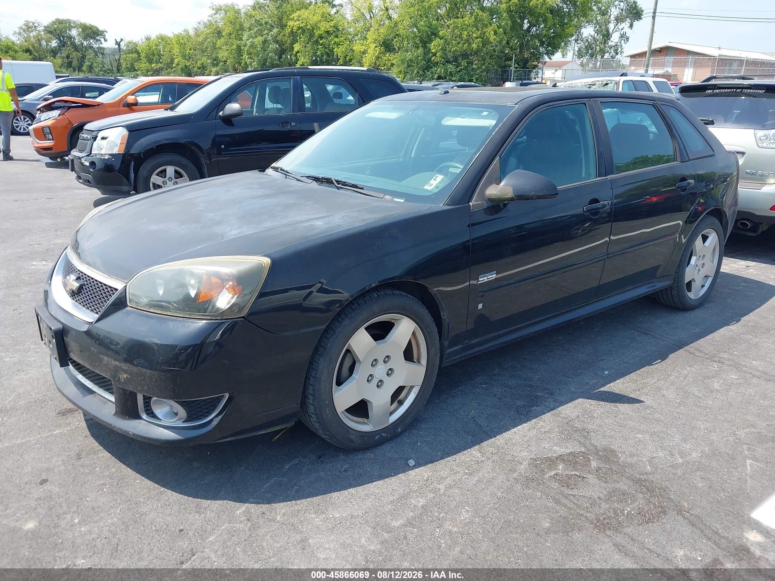 2007 Chevrolet Malibu Maxx Ss Black vin: 1G1ZW67187F242459