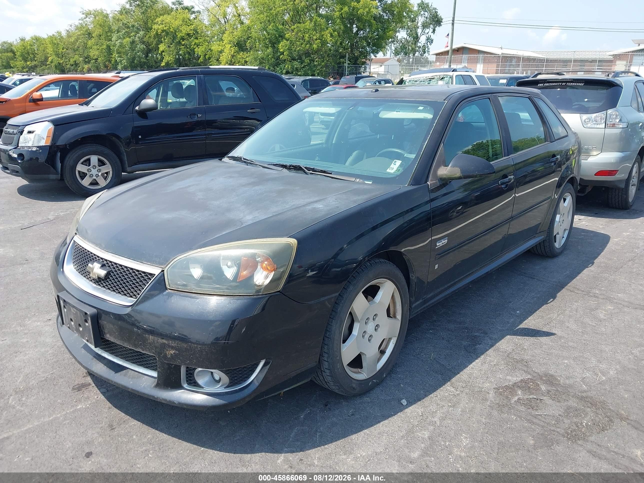 2007 Chevrolet Malibu Maxx Ss Black vin: 1G1ZW67187F242459