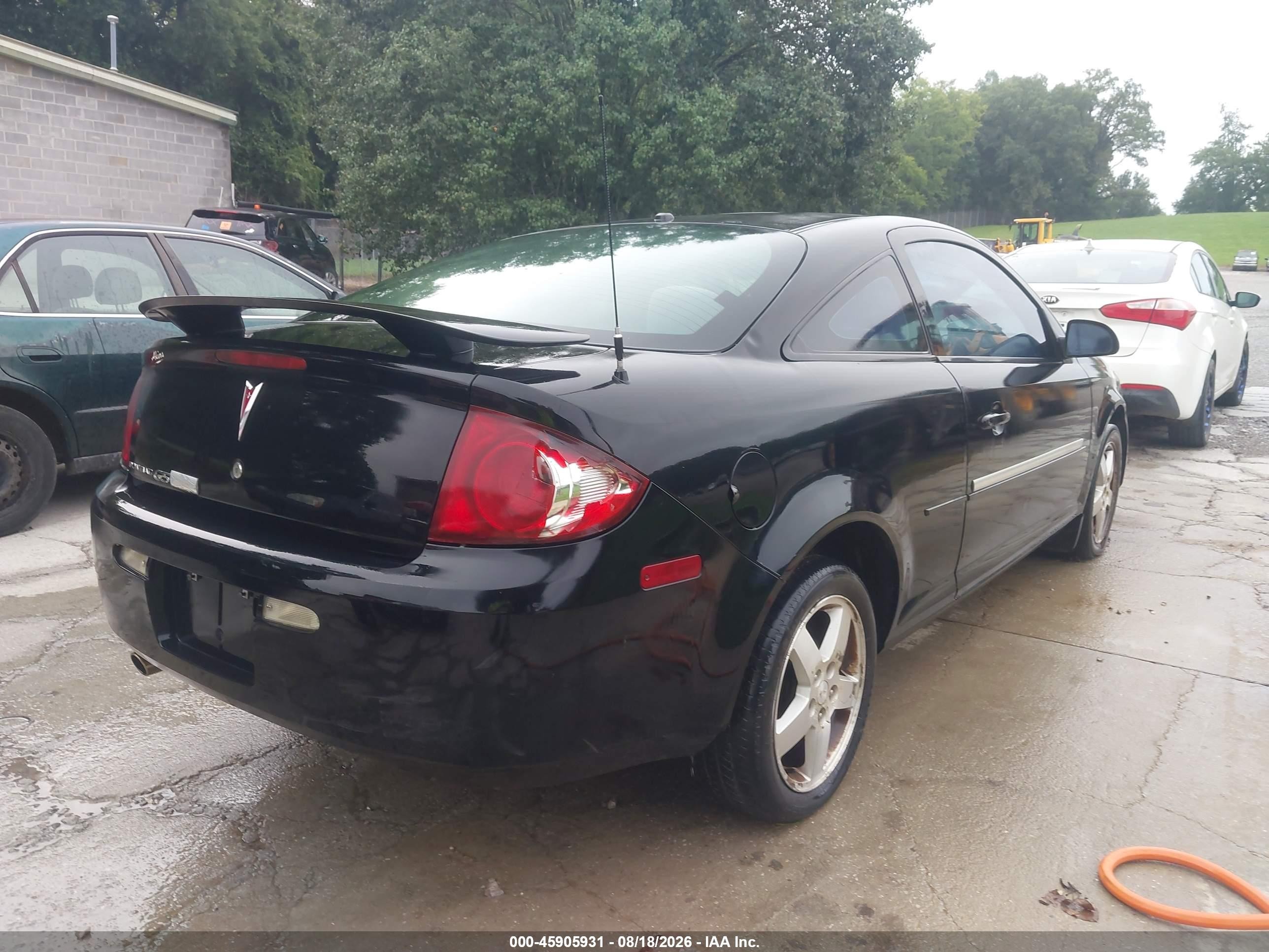 2007 Pontiac G5   Black vin: 1G2AL15F077222946