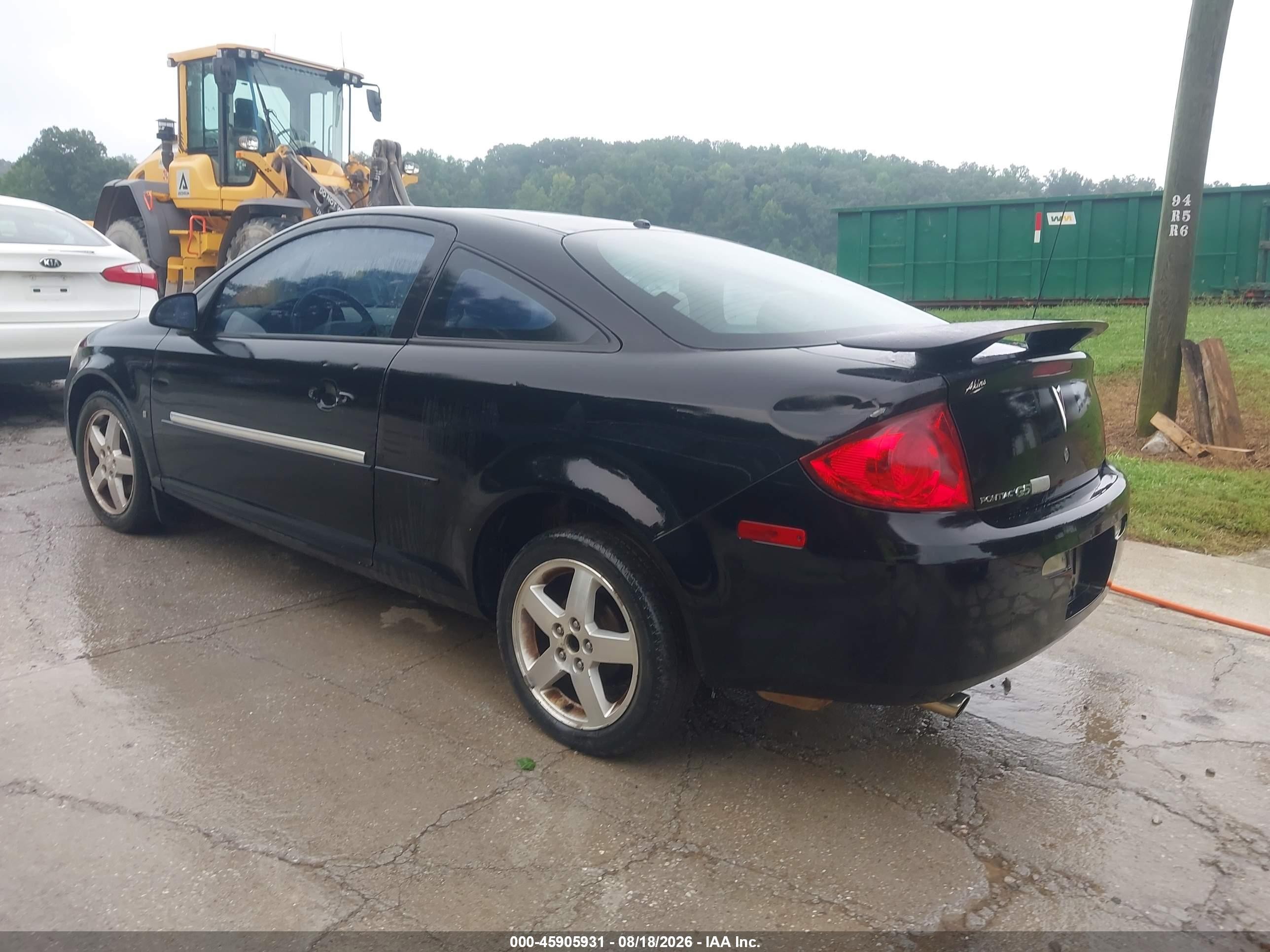 2007 Pontiac G5   Black vin: 1G2AL15F077222946