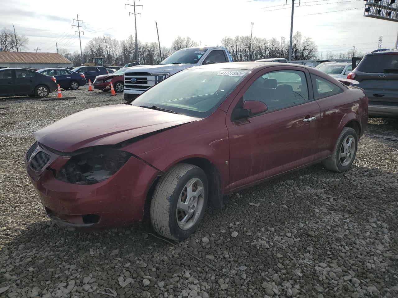 2007 Pontiac G5 Бордовый vin: 1G2AL15F077242260
