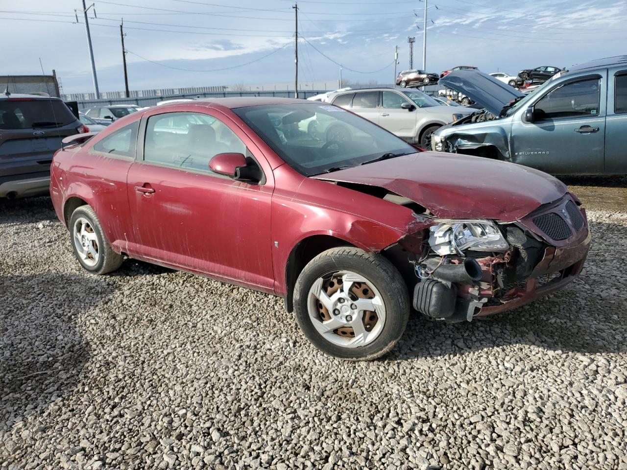 2007 Pontiac G5 Бордовый vin: 1G2AL15F077242260