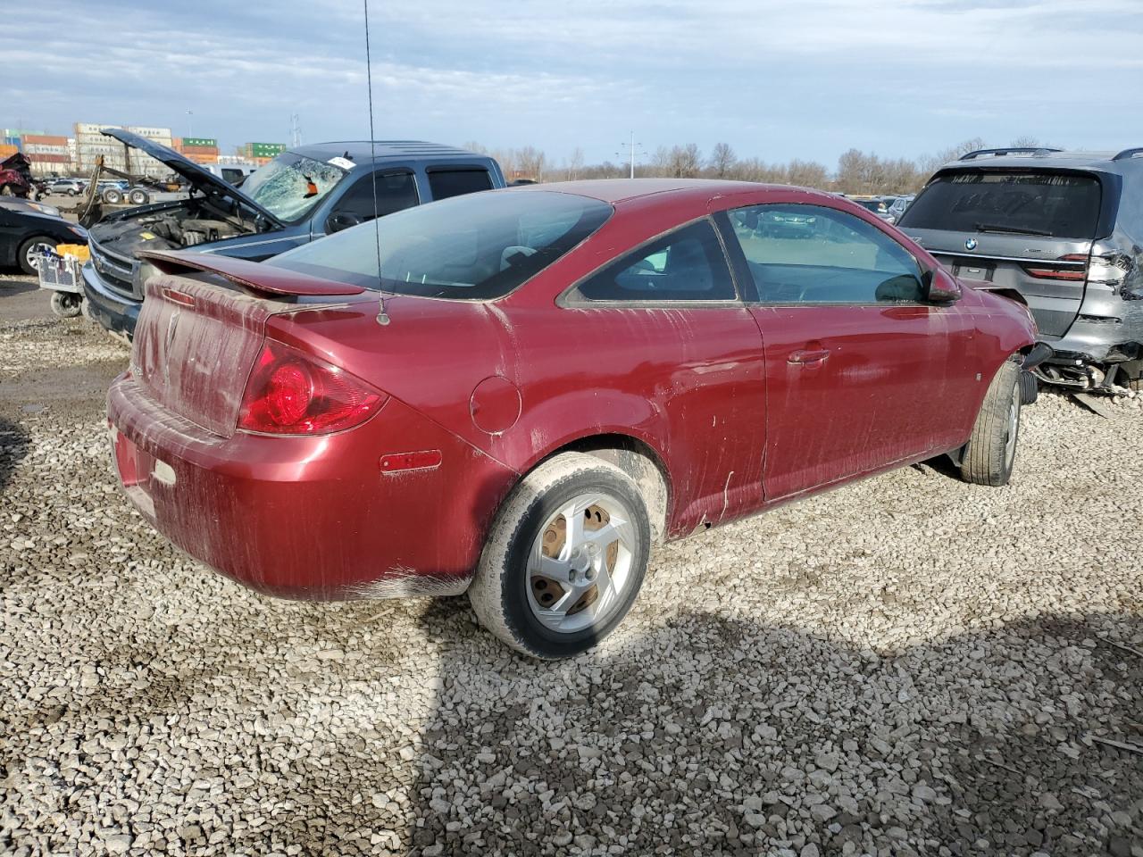 2007 Pontiac G5 Бордовый vin: 1G2AL15F077242260