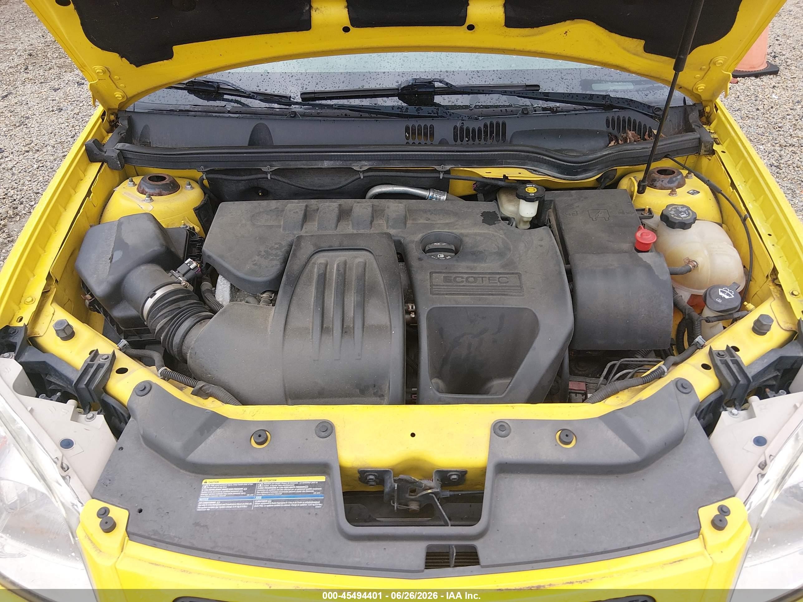 2007 Pontiac G5   Yellow vin: 1G2AL15F177131524