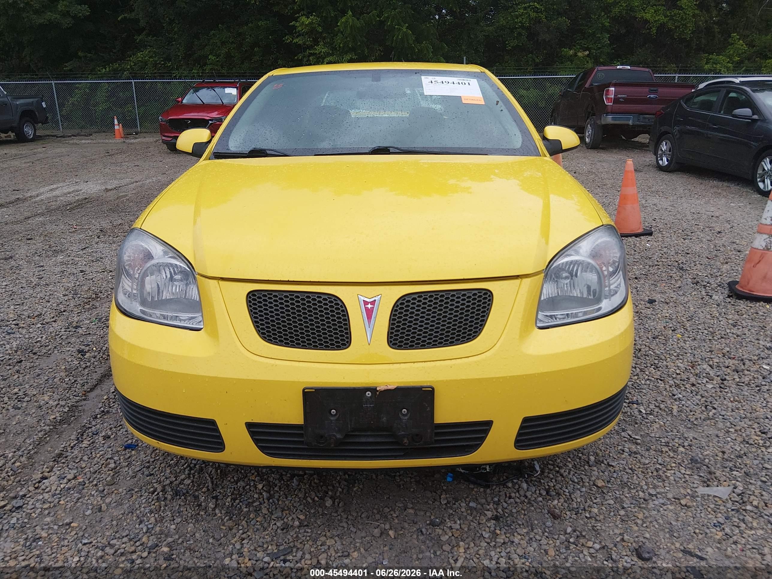 2007 Pontiac G5   Yellow vin: 1G2AL15F177131524