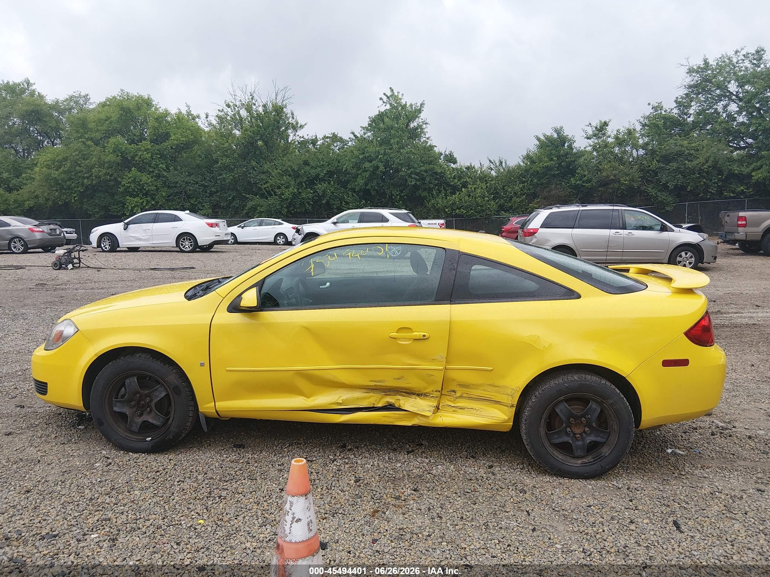 2007 Pontiac G5   Yellow vin: 1G2AL15F177131524