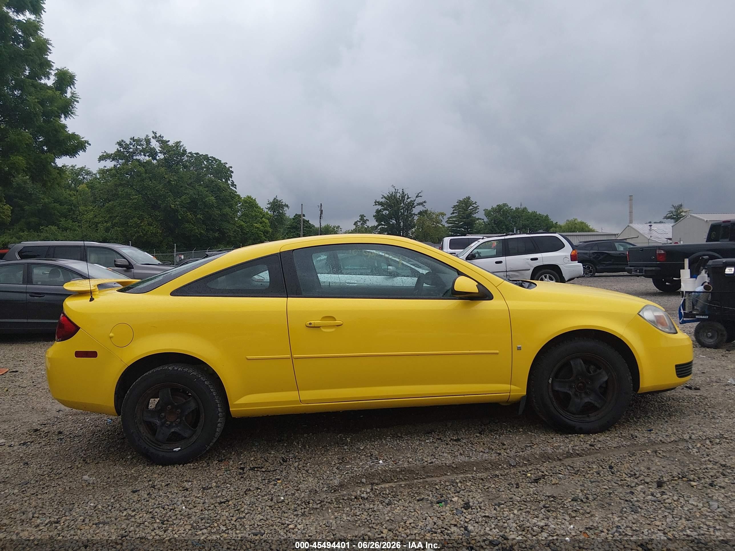 2007 Pontiac G5   Yellow vin: 1G2AL15F177131524