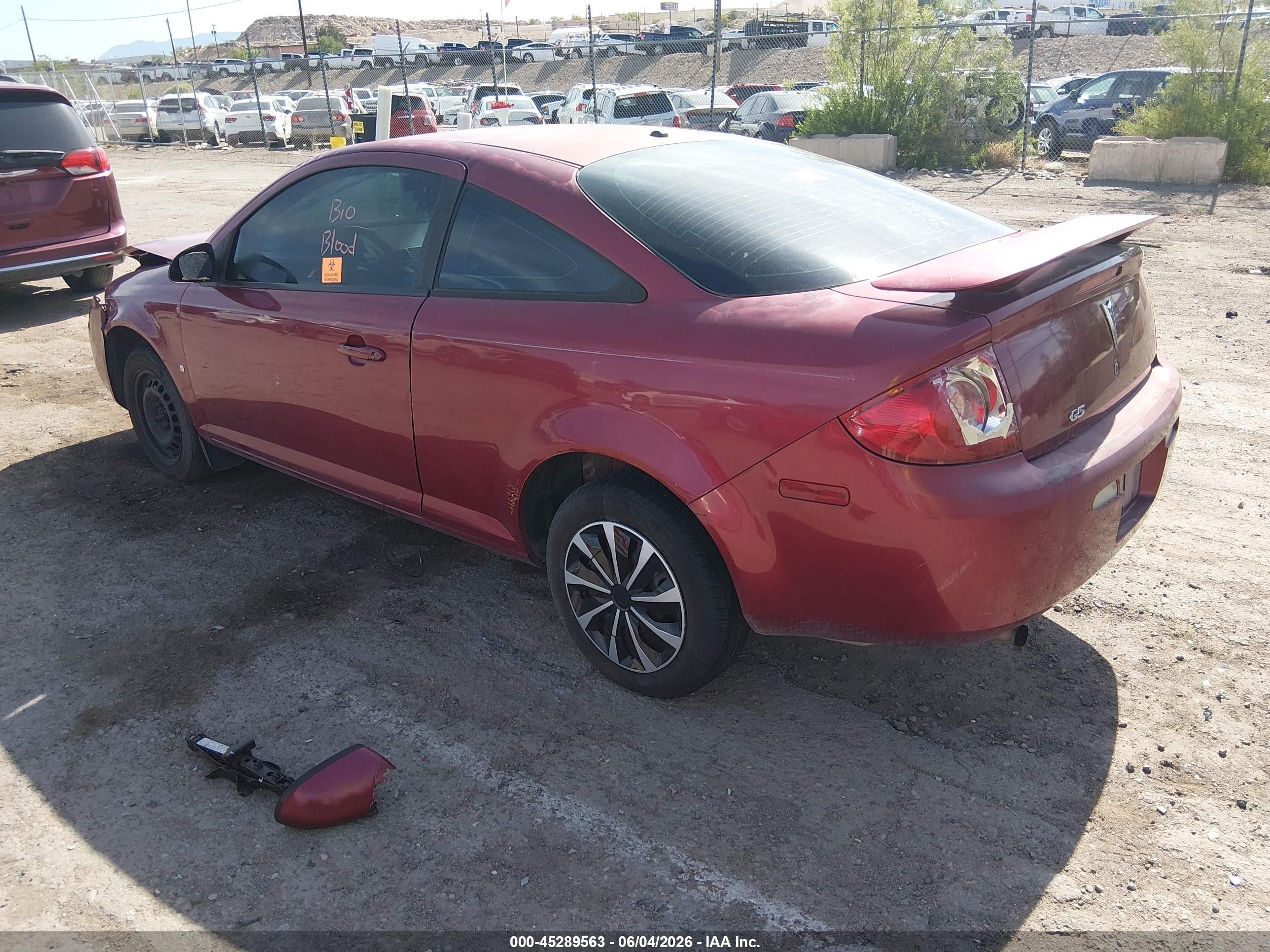 2007 Pontiac G5   Red vin: 1G2AL15F177346059