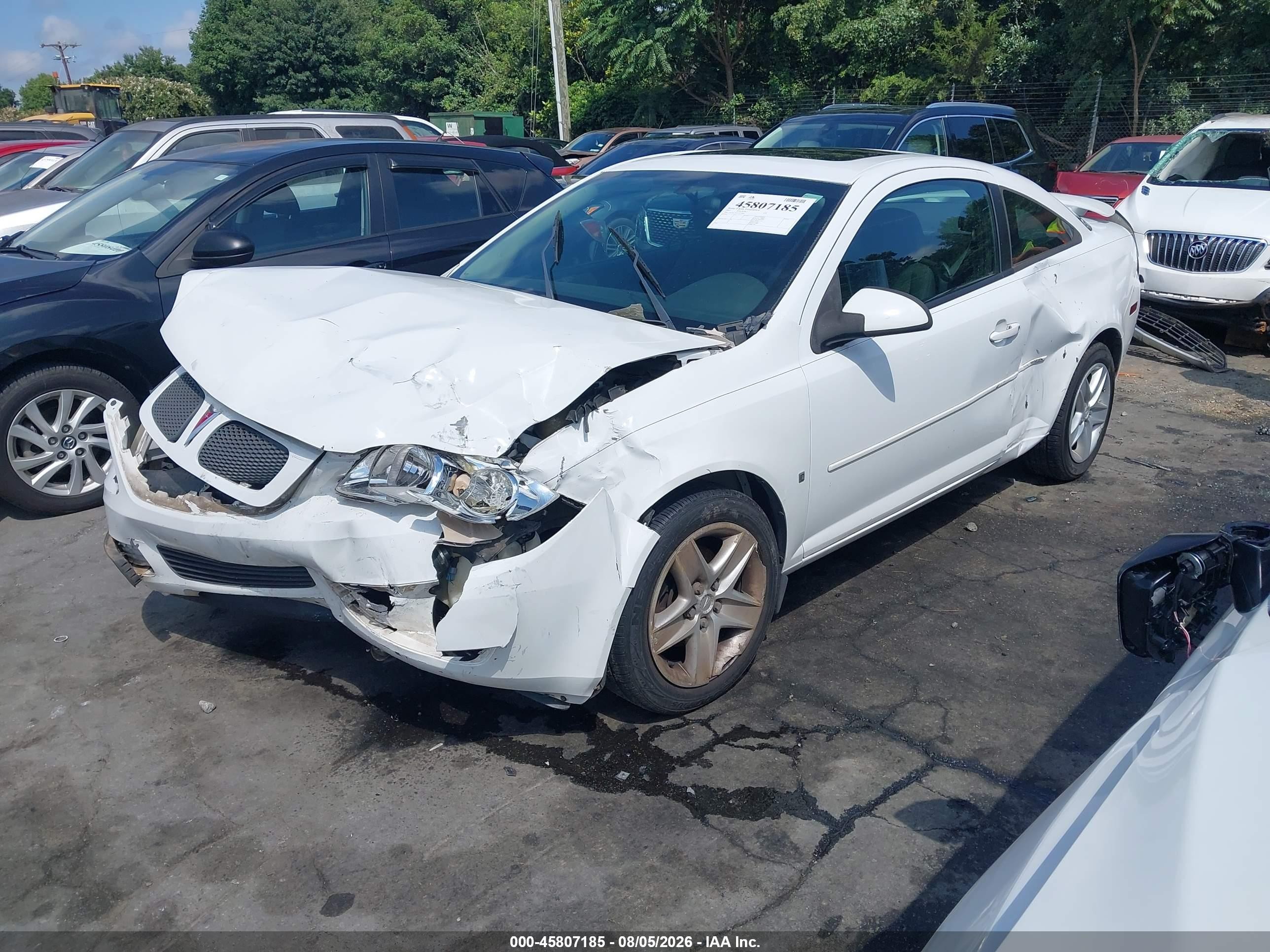 2007 Pontiac G5 Yellow vin: 1G2AL15F277227808