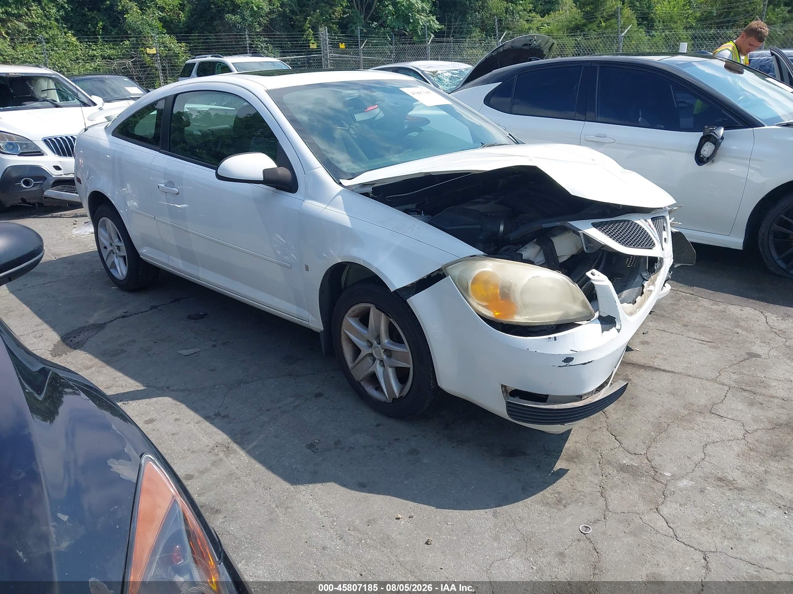 2007 Pontiac G5 Yellow vin: 1G2AL15F277227808